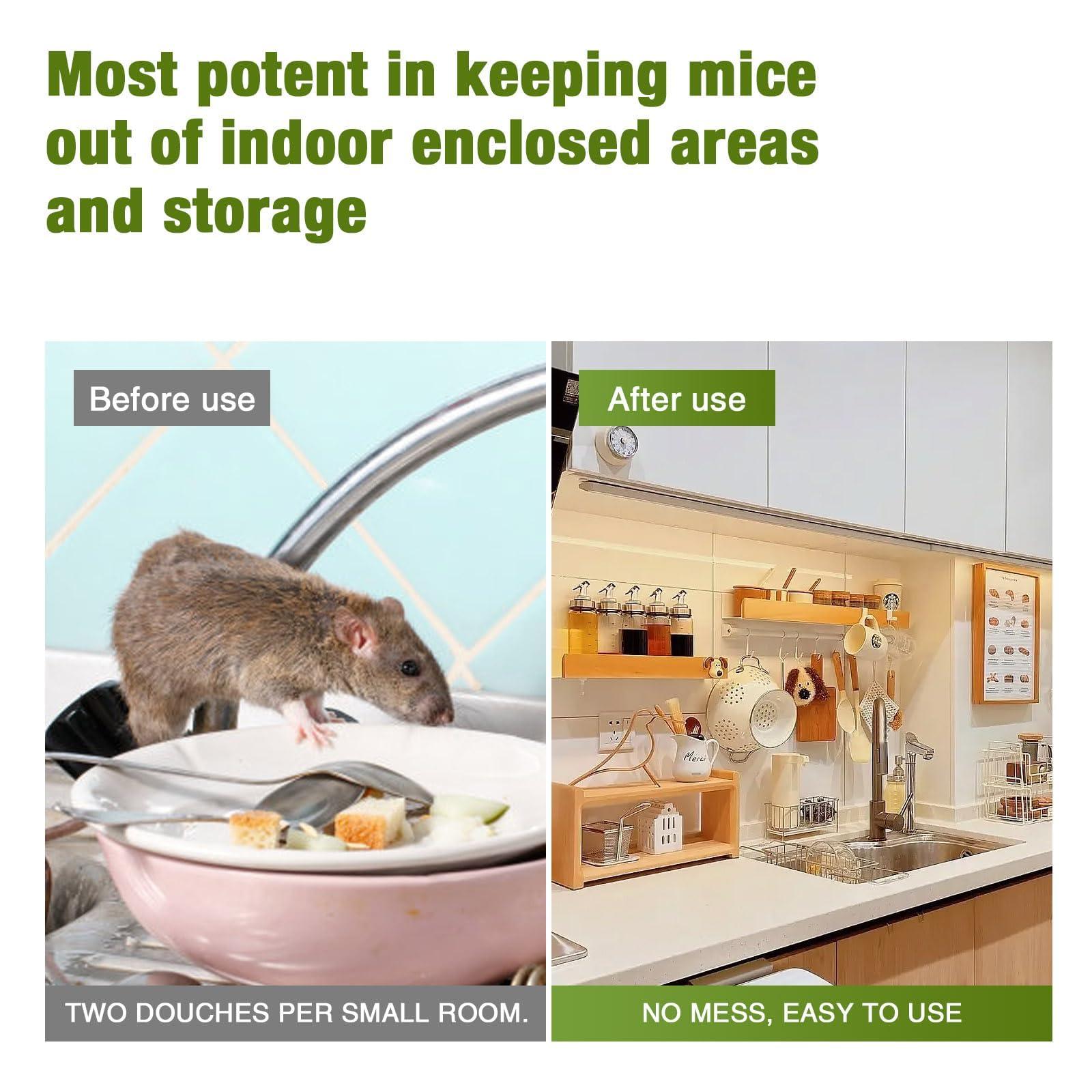 Strength Mice Rodent Repellent Pouches,12 Bags Effective Peppermint Oil Rats Mouse Deterrent, Safe for Home & Garden - Image 5