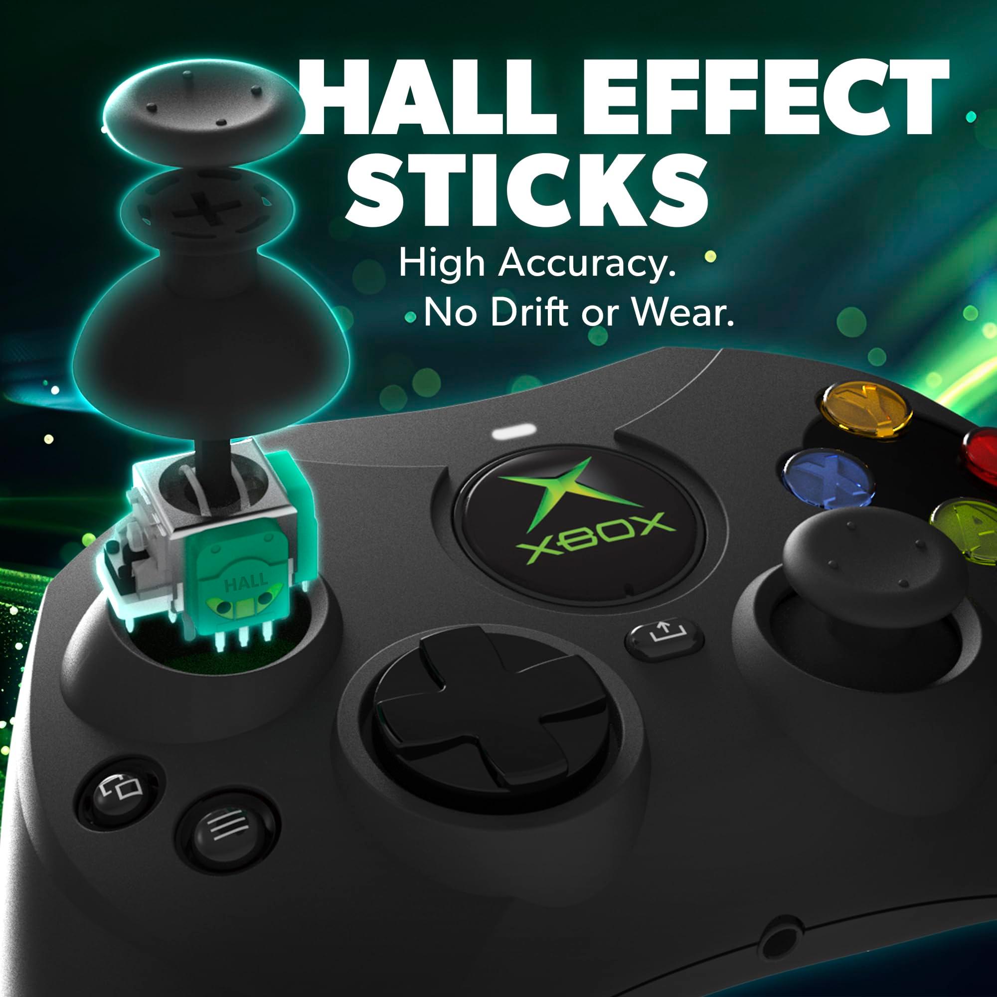 Hyperkin DuchesS Wired Controller with Hall Effect Joysticks - Officially licensed S Controller replica for Xbox Series X|S, Xbox One, Windows 10|11, PC , with Audio Jack, Impulse Triggers, Gaming Gamepad Plug and Play Black - Image 3