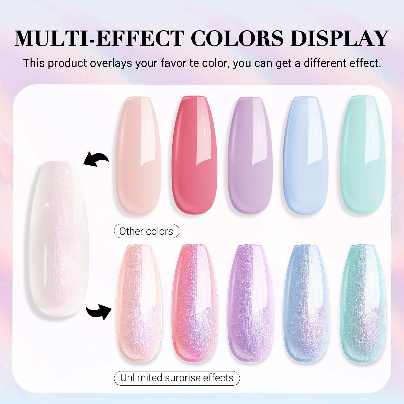 AZUREBEAUTY Glitter Pearl Nail Polish,Shine White Quick Dry, Natural Lustrous Enamel for DIY Manicure & Pedicure - Image 3