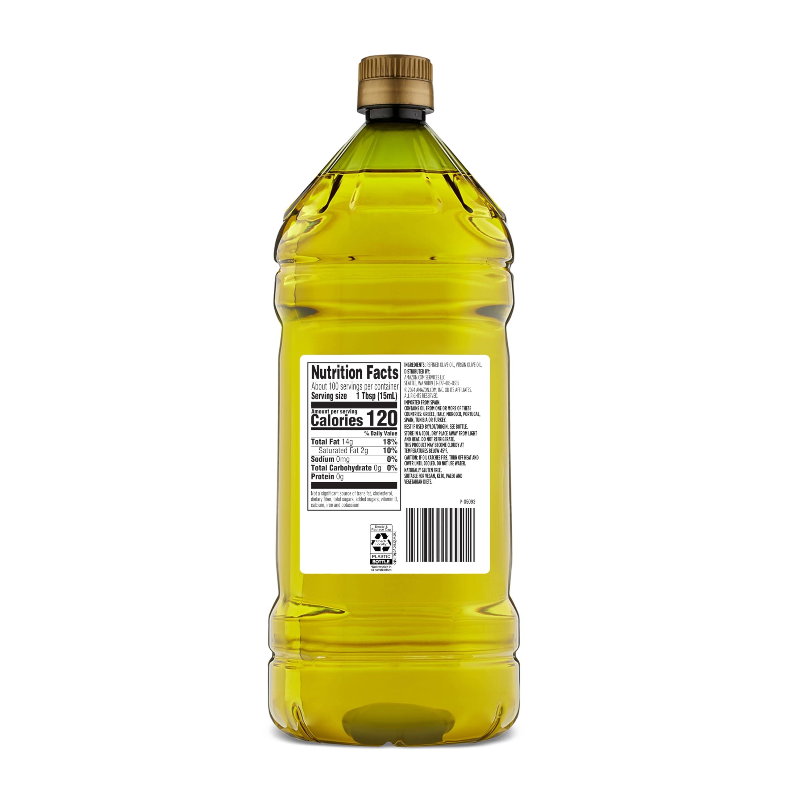 Amazon Grocery, Olive Oil, Medium Flavor, 51 Fl Oz (Previously Amazon Fresh, Packaging May Vary) - Image 2