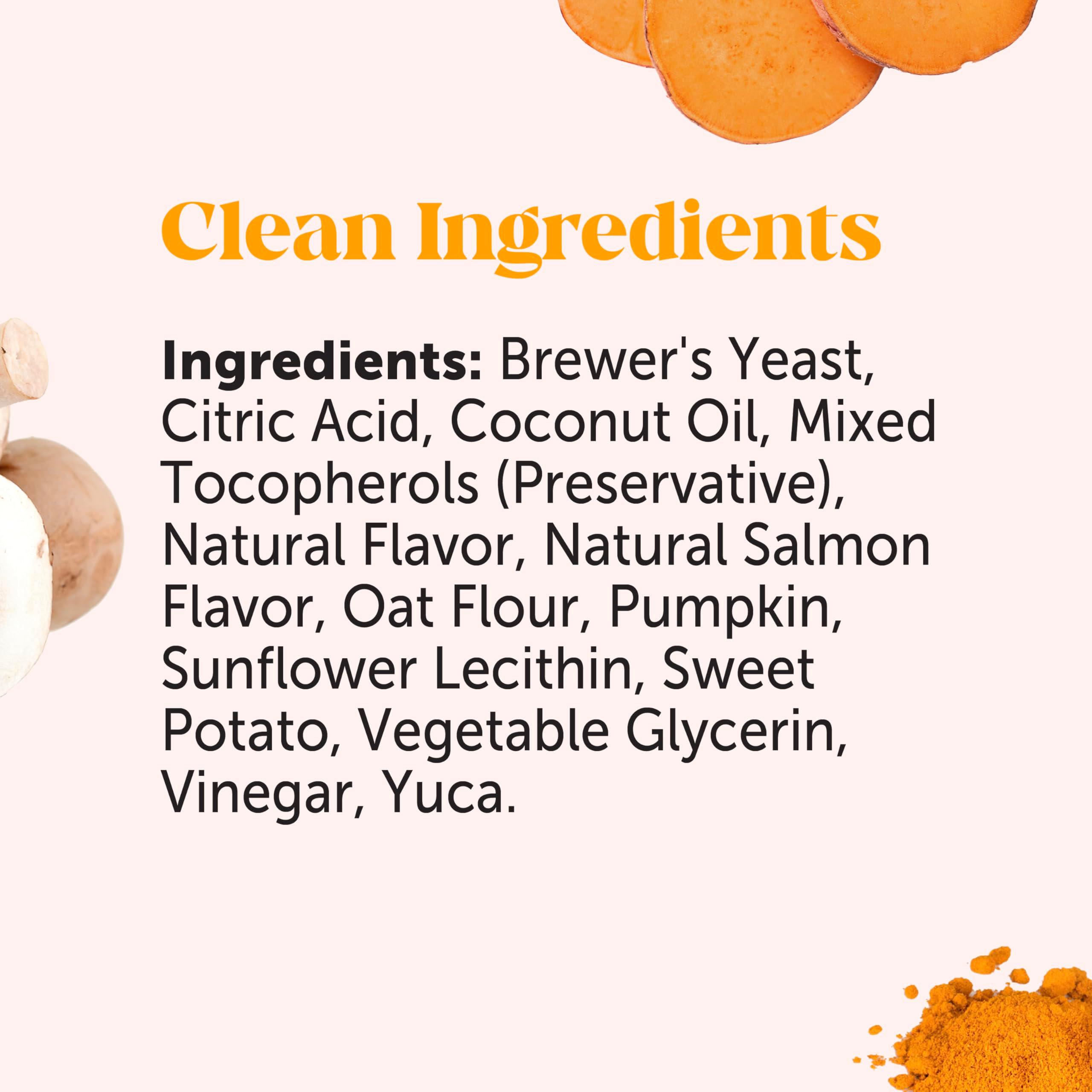 Dog Allergy & Itch Relief - Advanced Itch Supplement with Probiotics for Dogs - Immune Support & Skin Relief for Seasonal Allergies - Natural Itchy Skin & Paw Relief - (Salmon, 90 Ct) - Image 9