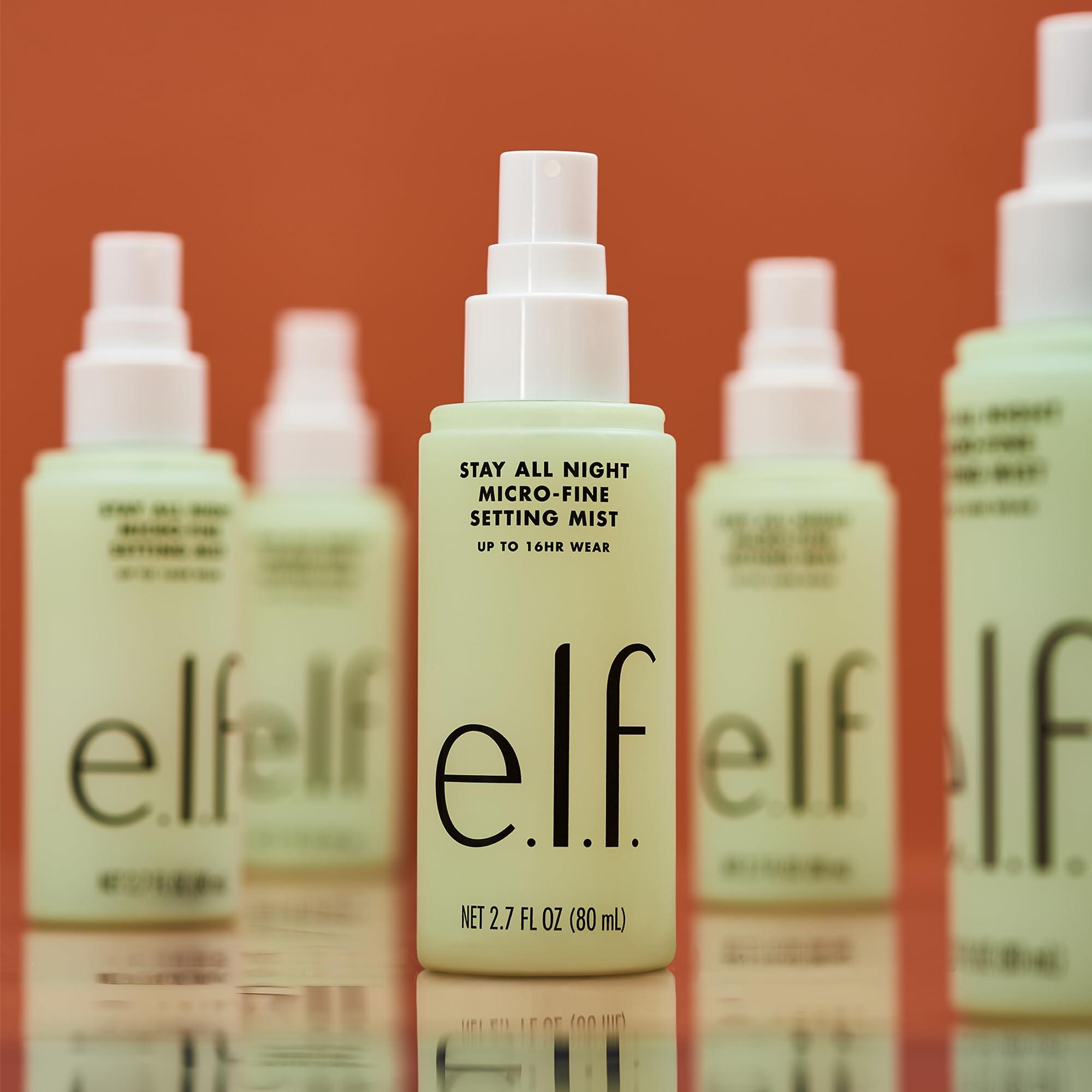 e.l.f. Stay All Night Micro-Fine Setting Mist, Hydrating & Refreshing Makeup Setting Spray For 16HR Wear-time, Vegan & Cruelty-Free, 2.7 Fl Oz - Image 4