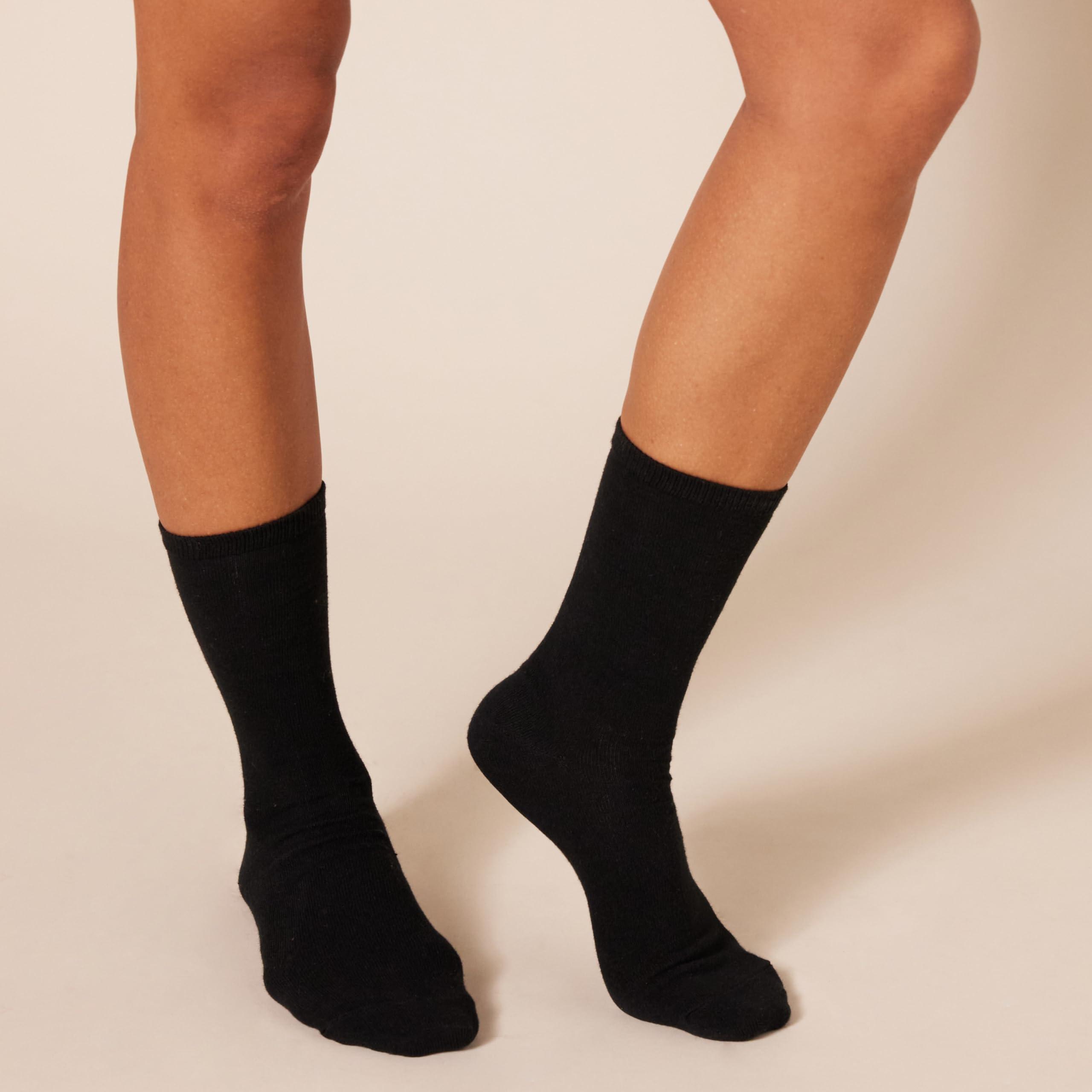 Amazon Essentials Women's Crew Socks, Cotton, 6 Pairs - Image 5
