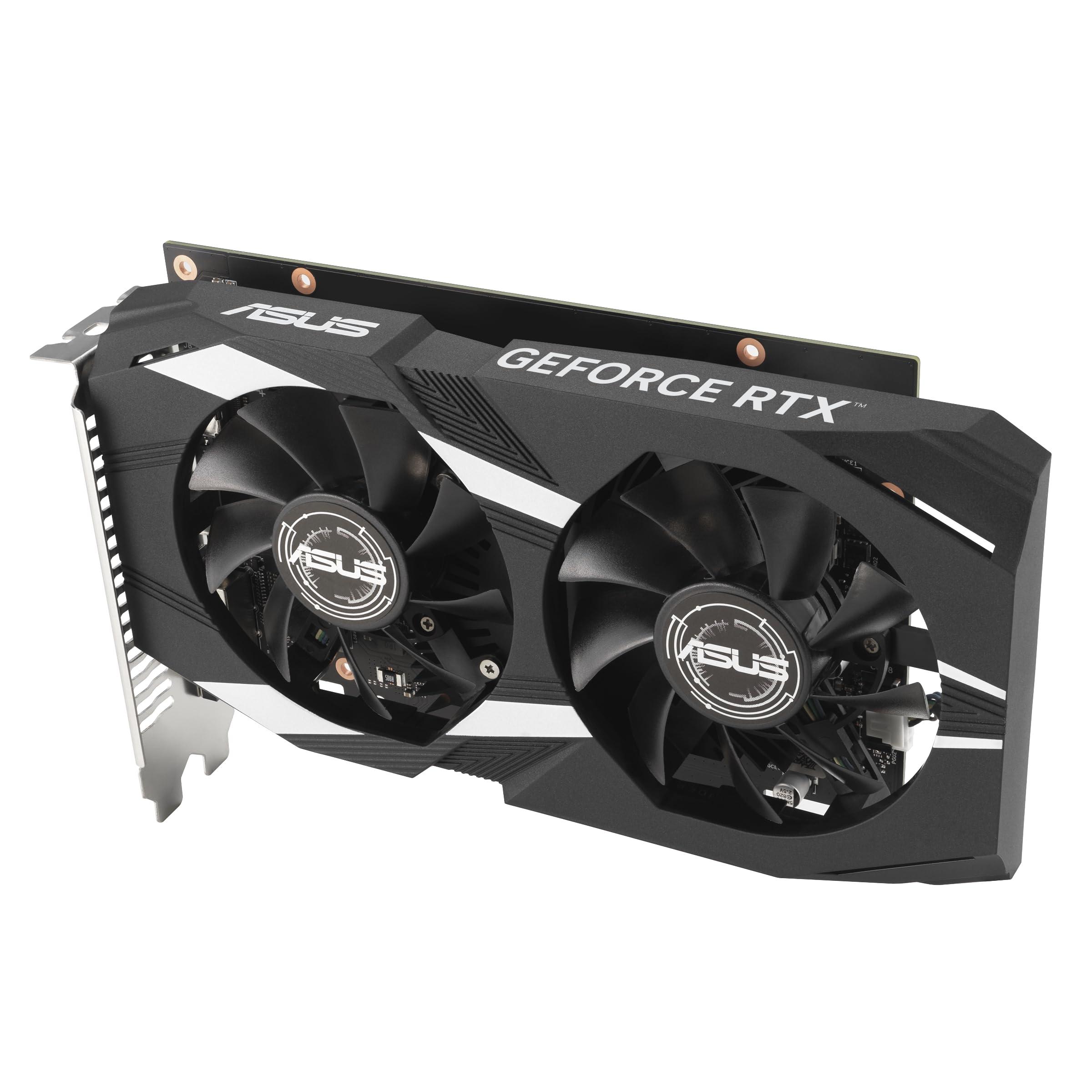 ASUS Dual NVIDIA GeForce RTX 3050 6GB OC Edition Gaming Graphics Card - PCIe 4.0, 6GB GDDR6 Memory, HDMI 2.1, DisplayPort 1.4a, 2-Slot Design, Axial-tech Fan Design, 0dB Technology, Steel Bracket - Image 12
