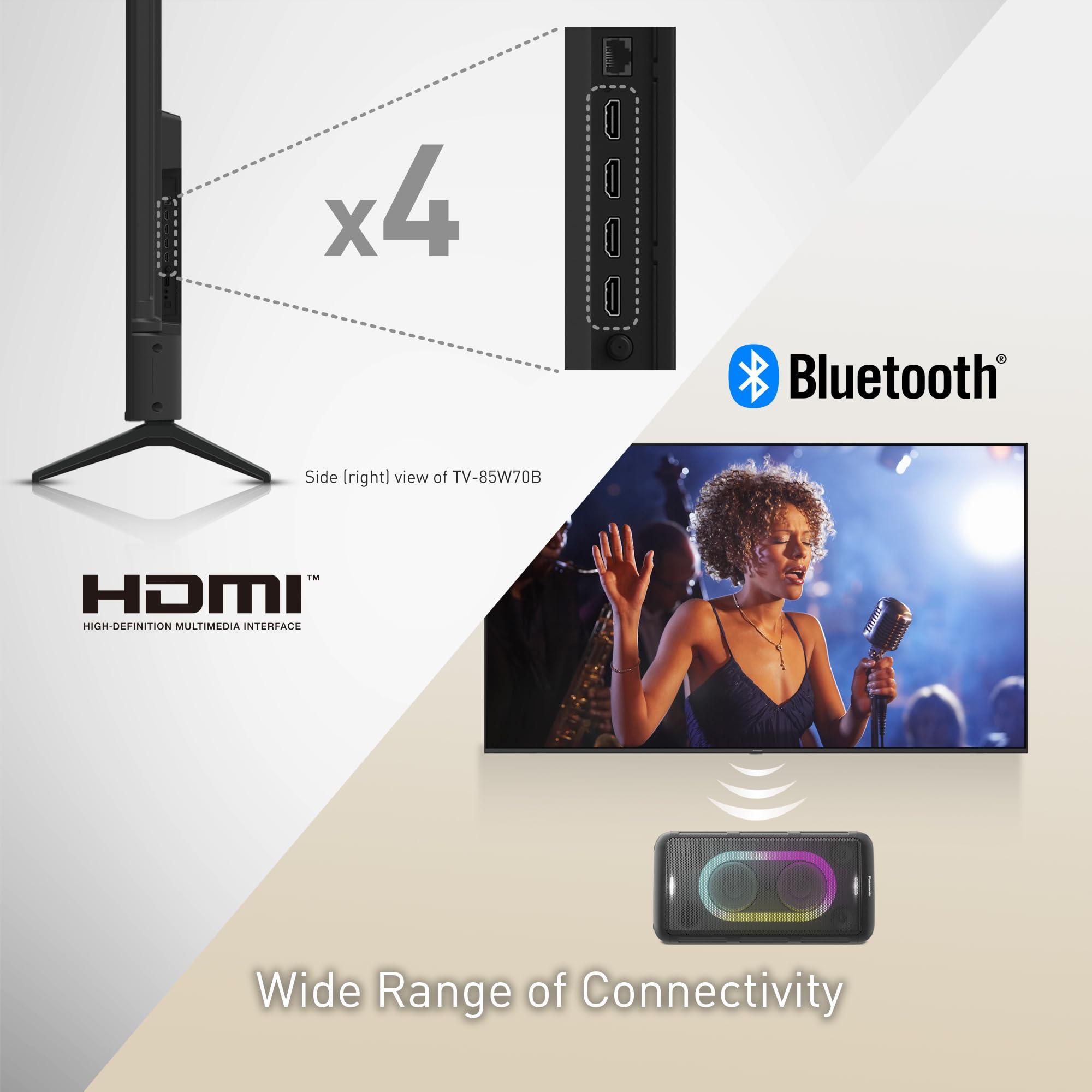Panasonic W70 Series 50" LED 50W70BP, Smart Fire TV, Press & Ask Alexa, Apple AirPlay, 4K Ultra HD, (2025 Model), HDR10+, HDMI 2.1, Bluetooth Support - Image 8