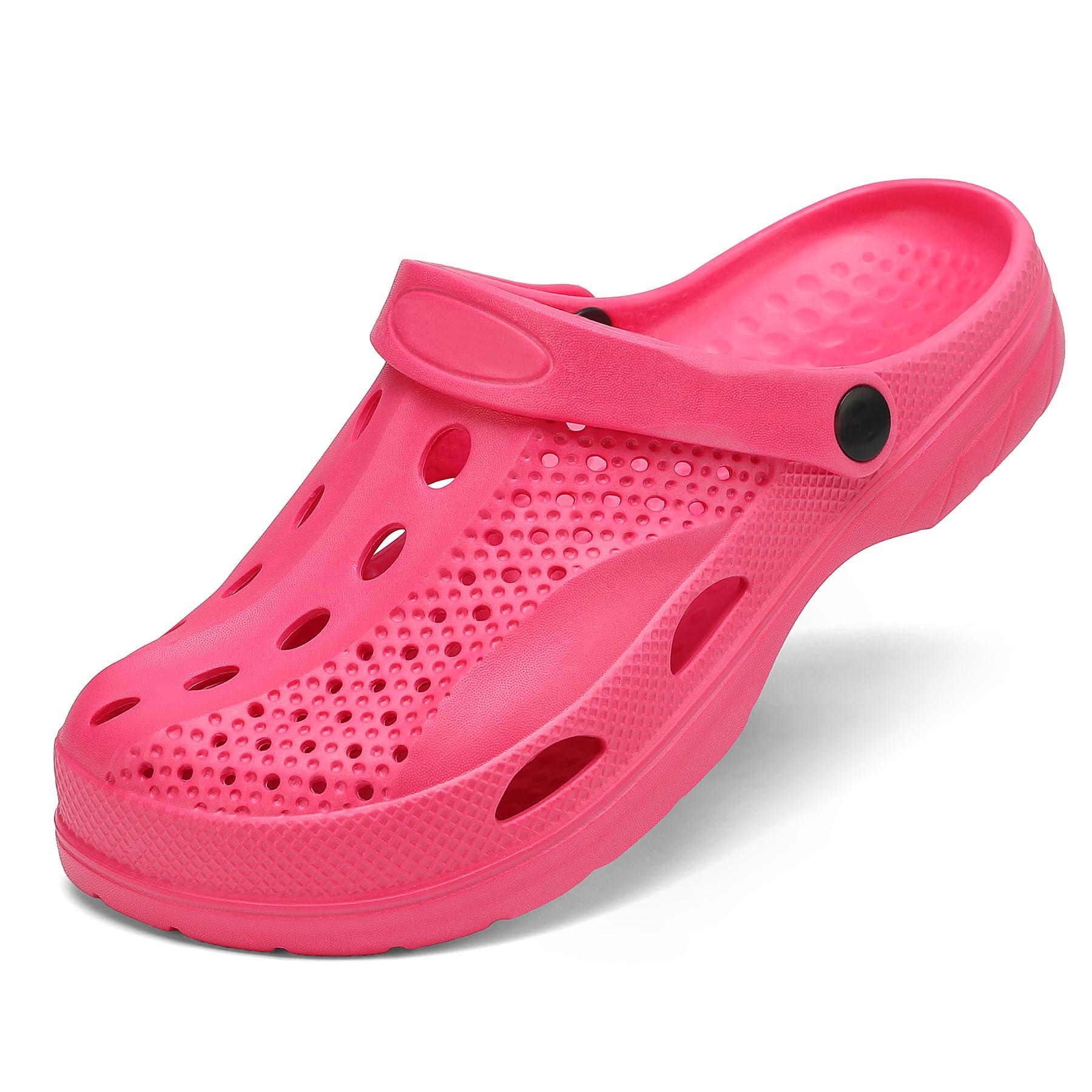 SOSOWHLTE Men's Women's Arch Support Clogs,Unisex Garden Shoes Comfortable Slip-on Outdoor Sandals Slippers for Beach Casual