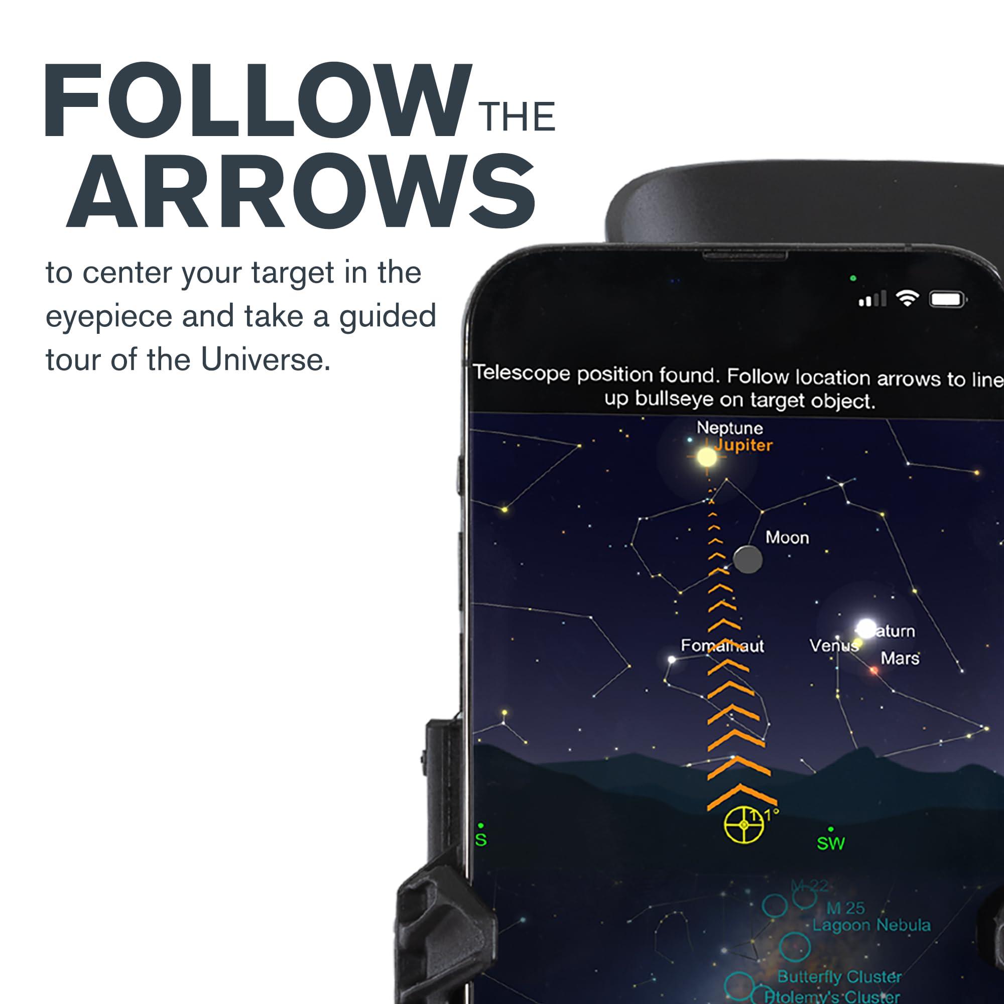 Celestron 22482 StarSense Explorer 150mm Tabletop Dobsonian Smartphone App-Enabled Telescope Works with StarSense App to Help You Find Nebulae, Planets & More – iPhone/Android Compatible - Image 3