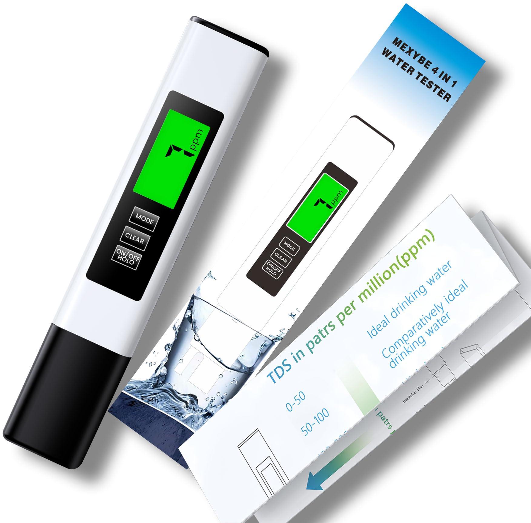 2025 All-New 4 in 1 Tds Meter Digital Water Tester - Accurate and Reliable TDS EC & Temp(°C,°F) Meter - 0-9990ppm - Professional Testing for Drinking Water, RO/DI System, Aquariums etc - Image 8