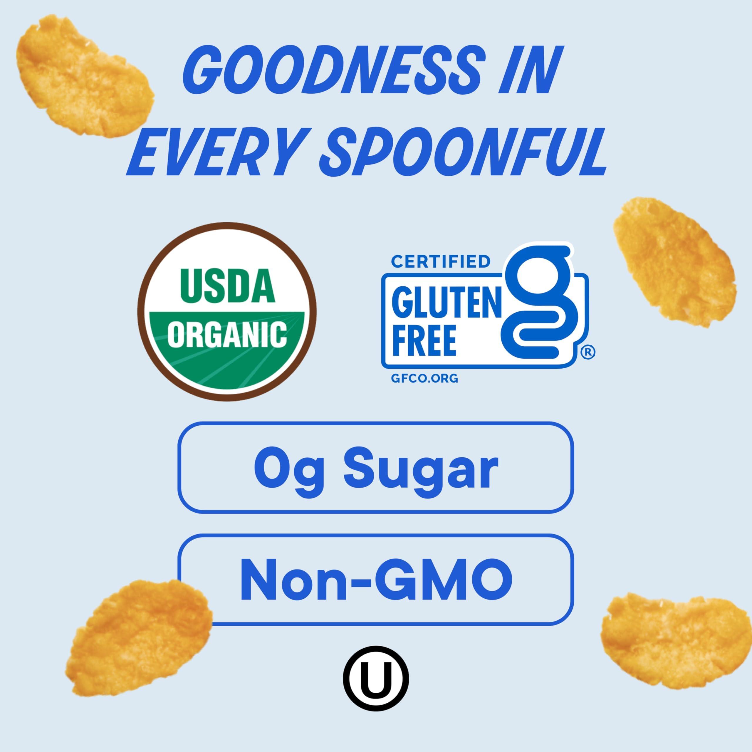 The Real Cereal Company, Organic Corn Flakes Cereal 3-Pack, Zero Sugar, Gluten Free, Non-GMO, Made in USA - Image 3