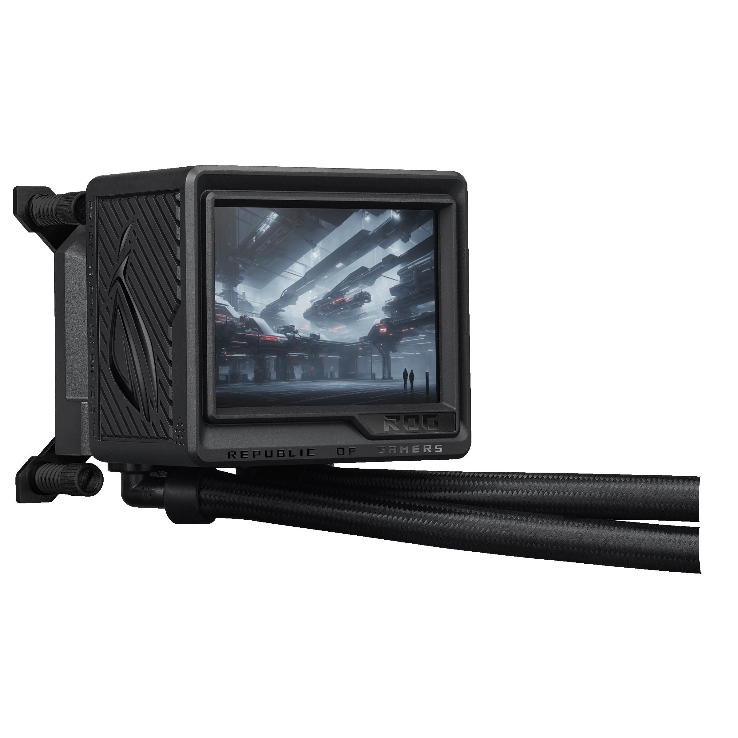 ASUS ROG RYUJIN III 360 ARGB EXTREME all-in-one AIO CPU liquid cooler, AMD Ryzen 9000 & Intel® Core™ Ultra Ready, Asetek Gen8 V2 pump; high airflow static pressure magnetic fans; customizable 3.5" LCD - Image 22