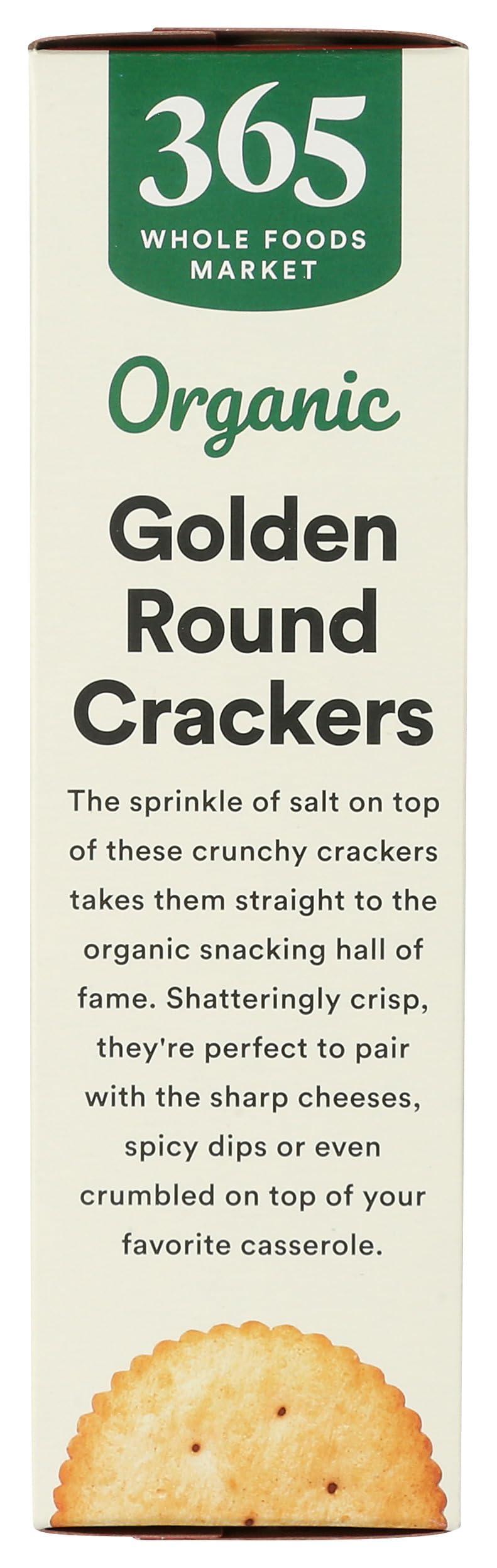 365 by Whole Foods Market, Organic Golden Round Crackers, 12 Ounce - Image 5