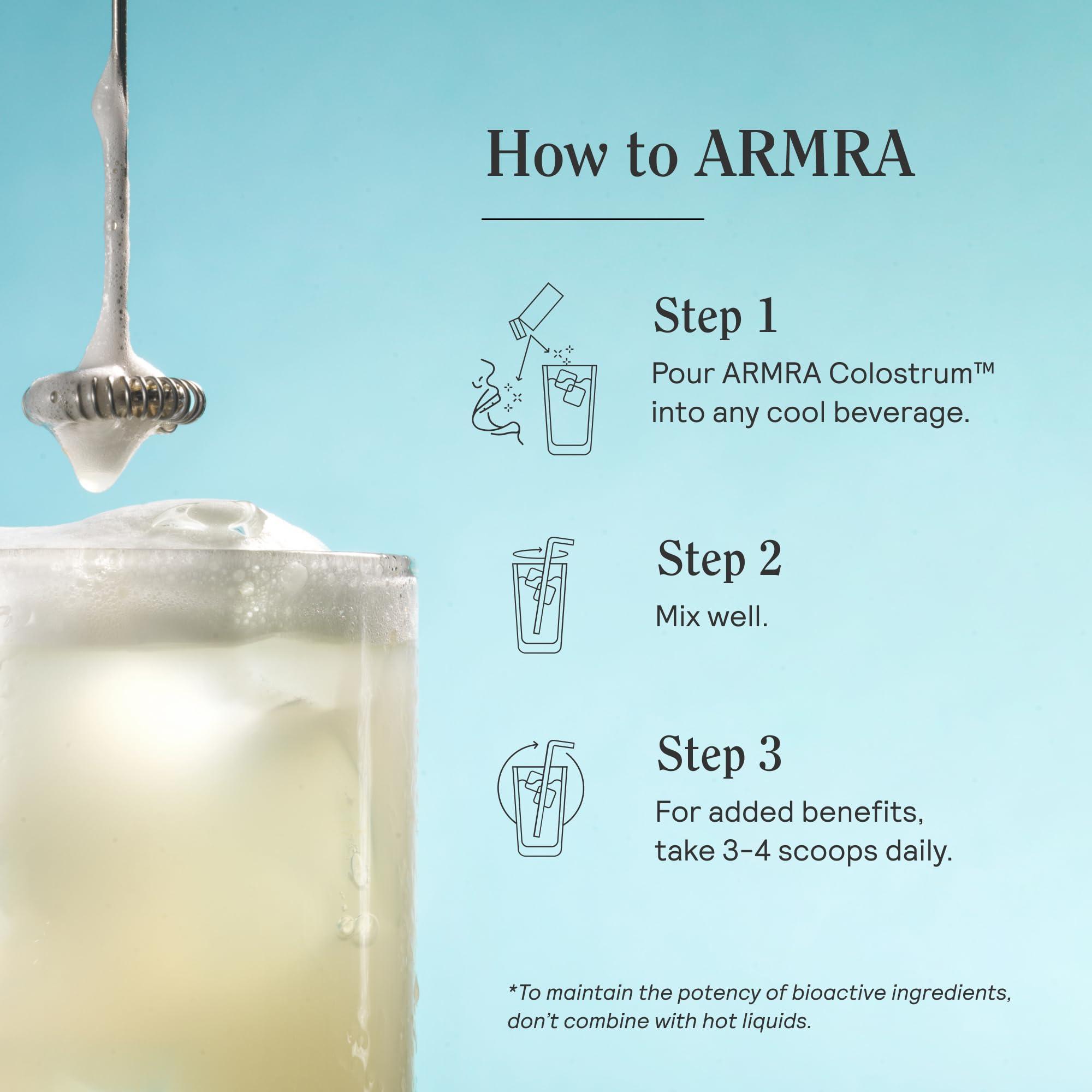 ARMRA Colostrum™ Powder | Unflavored | Gut Health & Bloating | Skin & Hair | Immunity | Keto, Gluten & Fat-Free | 30 Servings - Image 9