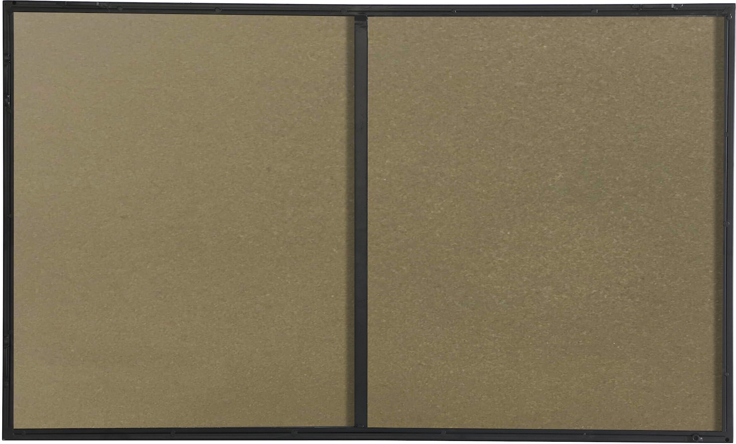 Elegant Decor Monet 40" x 24" Rectangle Metal Frame Mirror in Brass - Image 10