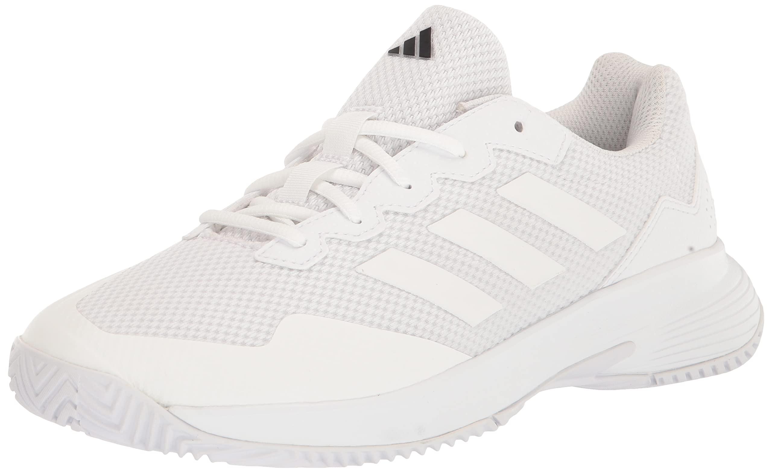 adidas Mens Gamecourt 2 Tennis Sneakers Shoes - White - Image 1