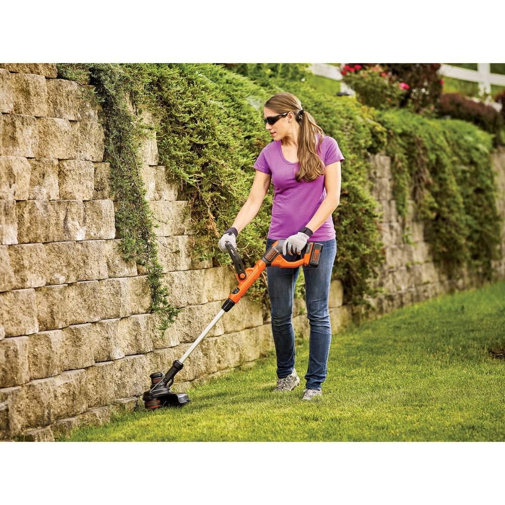 BLACK+DECKER 40V Max Cordless Sweeper & String Trimmer Combo Kit (LCC340C) - Image 8