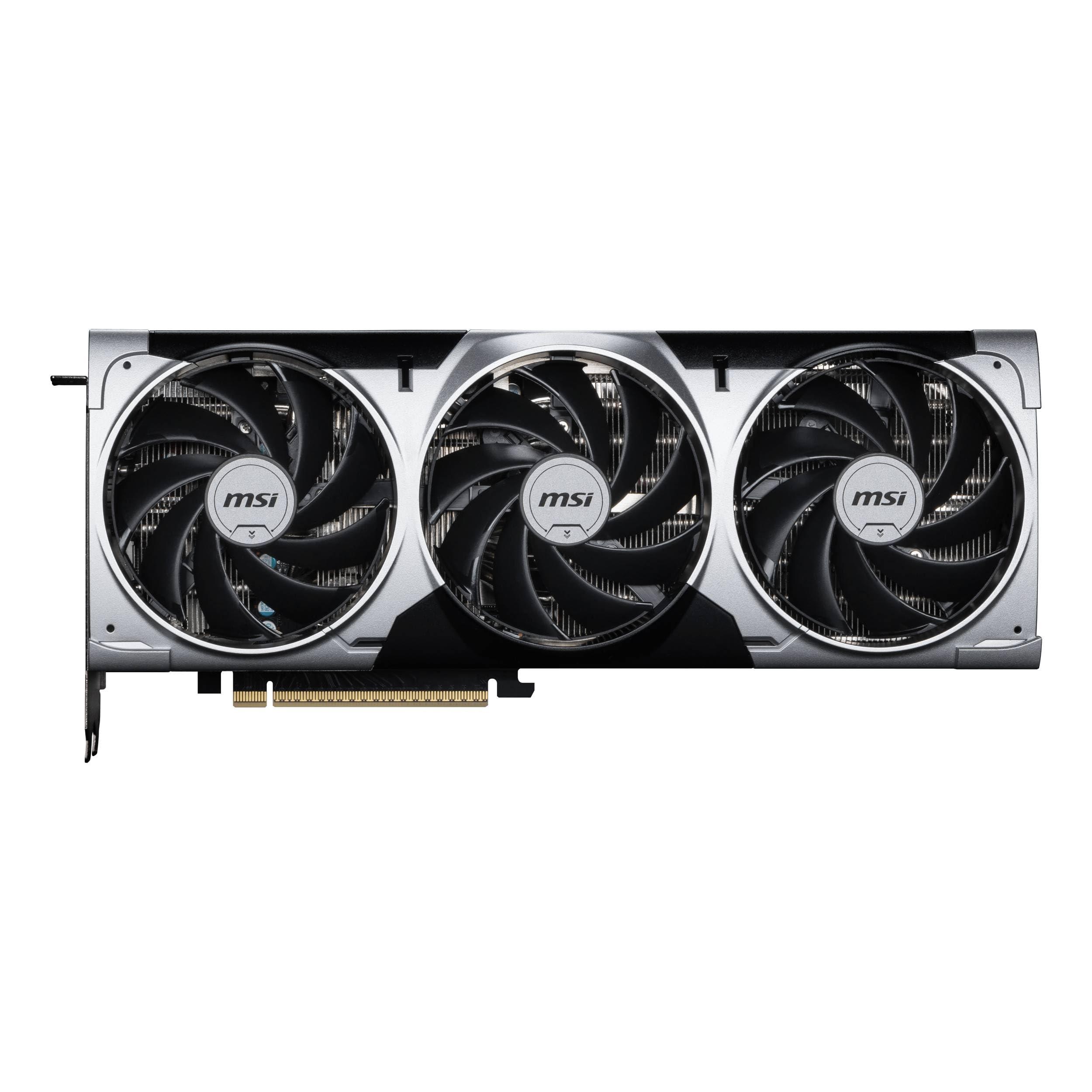 MSI NVIDIA GeForce RTX 5080 16G Ventus 3X OC Plus Graphics Card - 16GB GDDR7 (30 GB/s /256 Bits), PCIe 5.0 - Triple Fan (3 x TORX 5.0 Fans), HDMI 2.1b, DisplayPort 2.1b - Image 2