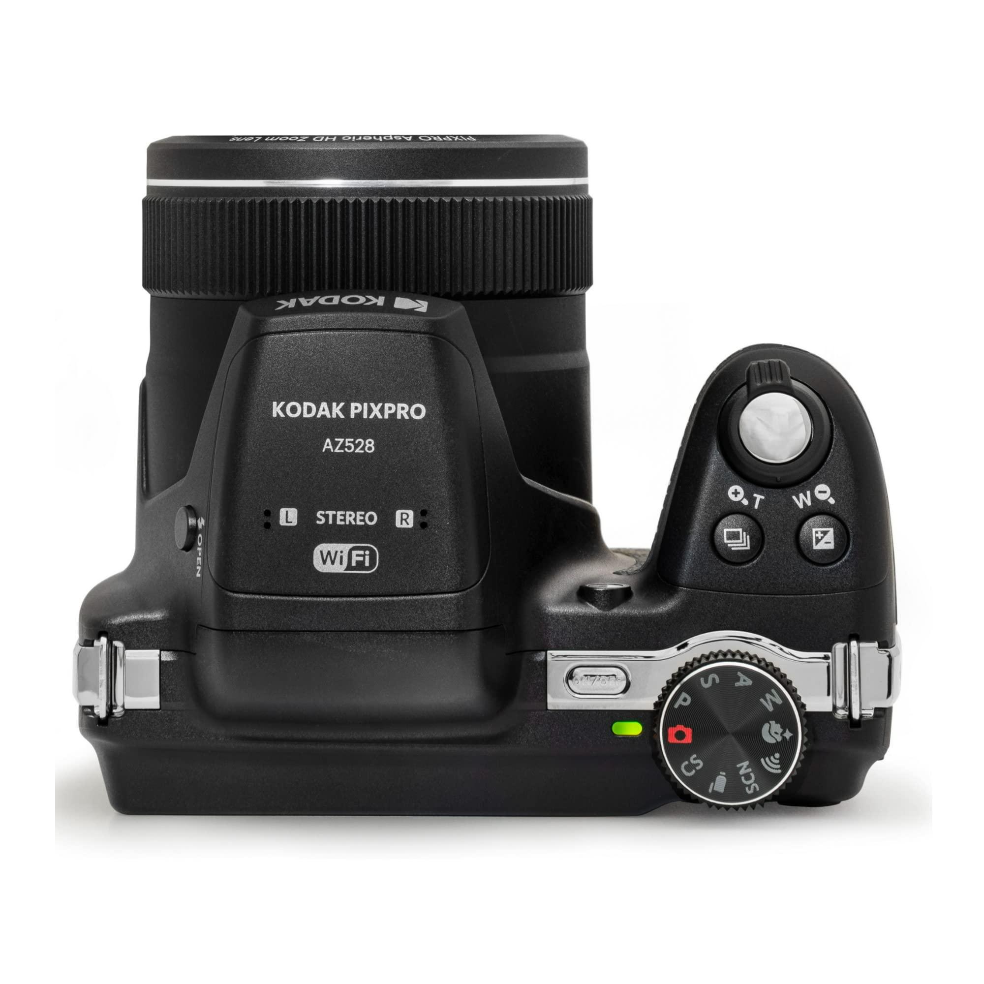 Kodak PIXPRO Astro Zoom AZ528-BK 16 MP Digital Camera with 52x Optical Zoom 24mm Wide Angle Lens 6 fps Burst Shooting 1080P Full HD Video Wi-Fi Connectivity and a 3" LCD Screen (Black) - Image 8