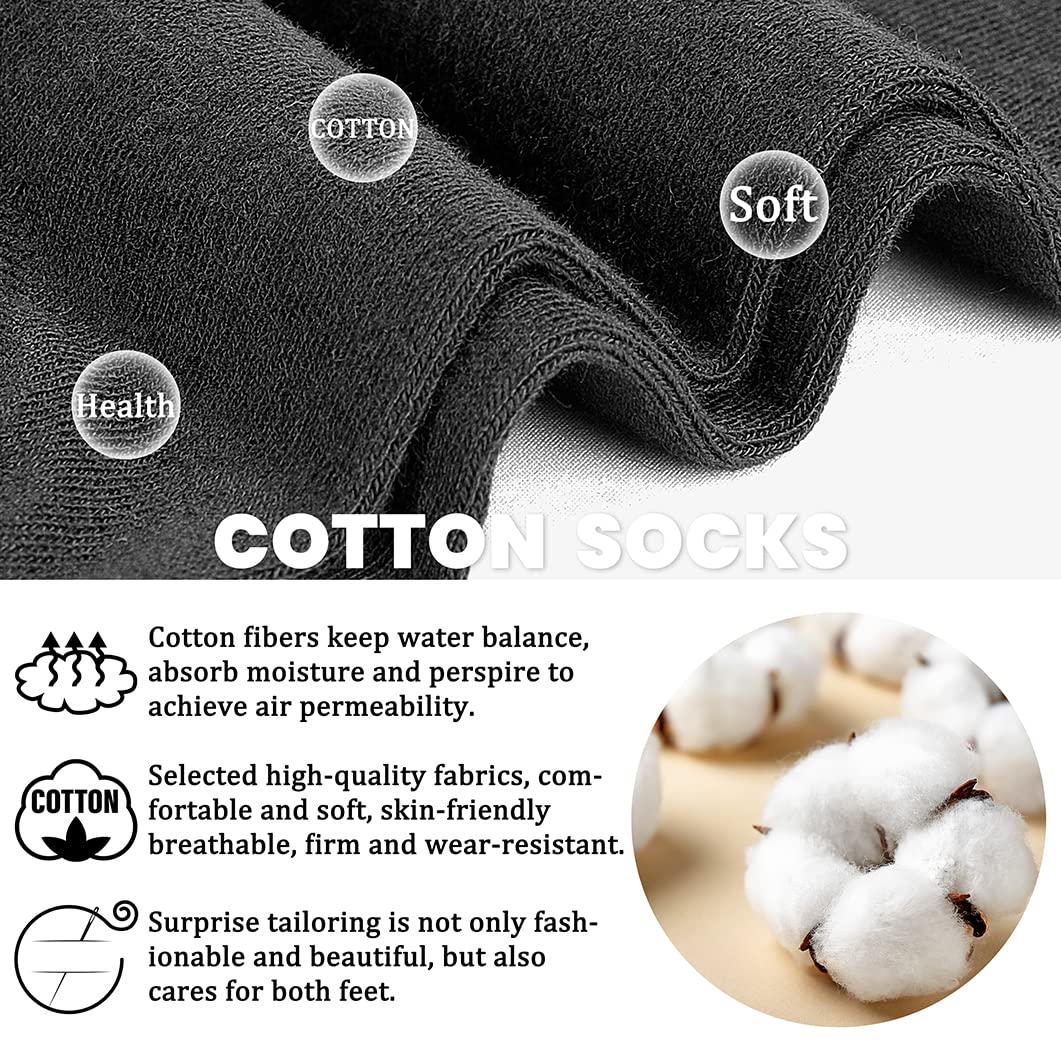 CHARKING 8 Pairs Ankle Socks for Women - Non Slip Cotton No Show Low Cut Casual Socks - Image 5