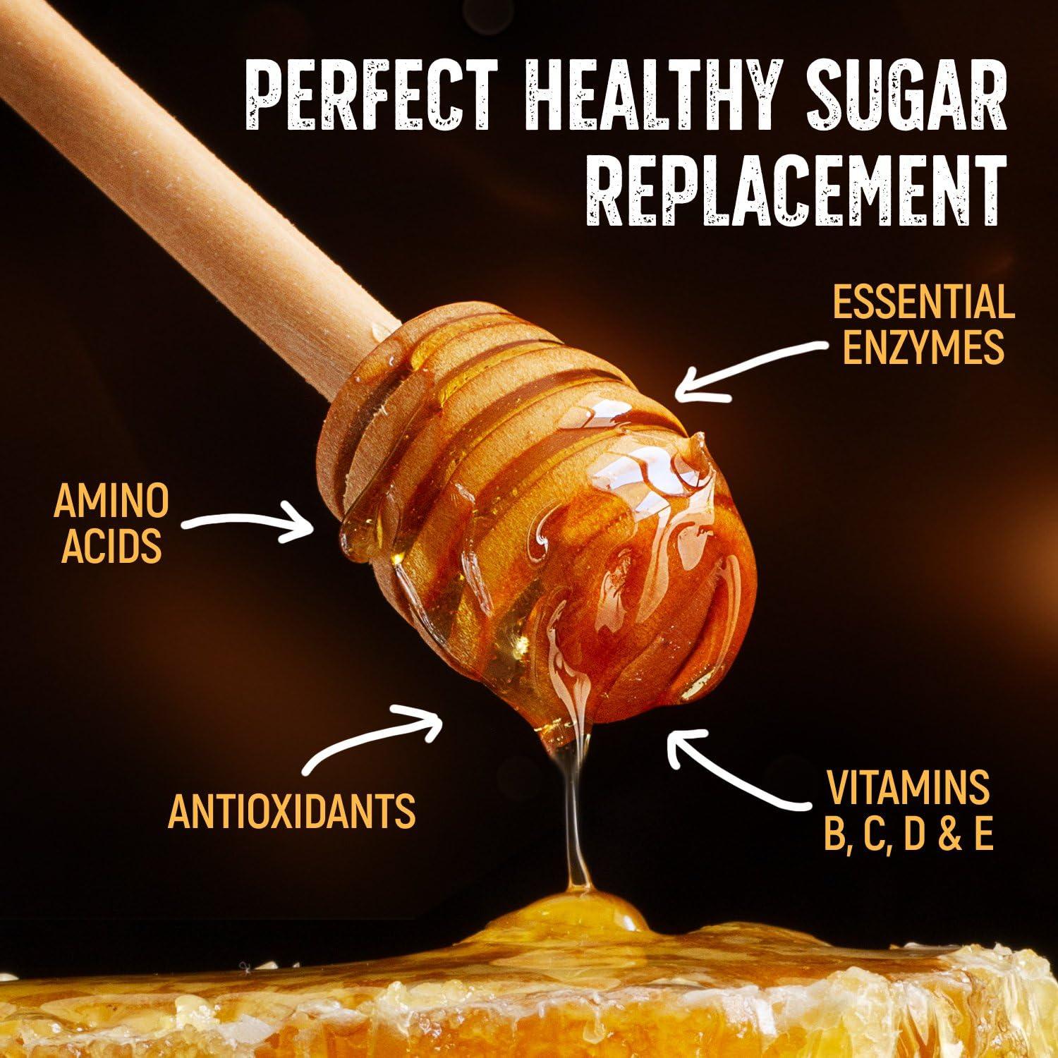 Kelley's Local Texas Honey, 40 oz – 100% Pure, Raw & Unfiltered – All-Natural American Honey for Tea, Smoothies, Yogurt, Toasts, and BBQ - Image 3