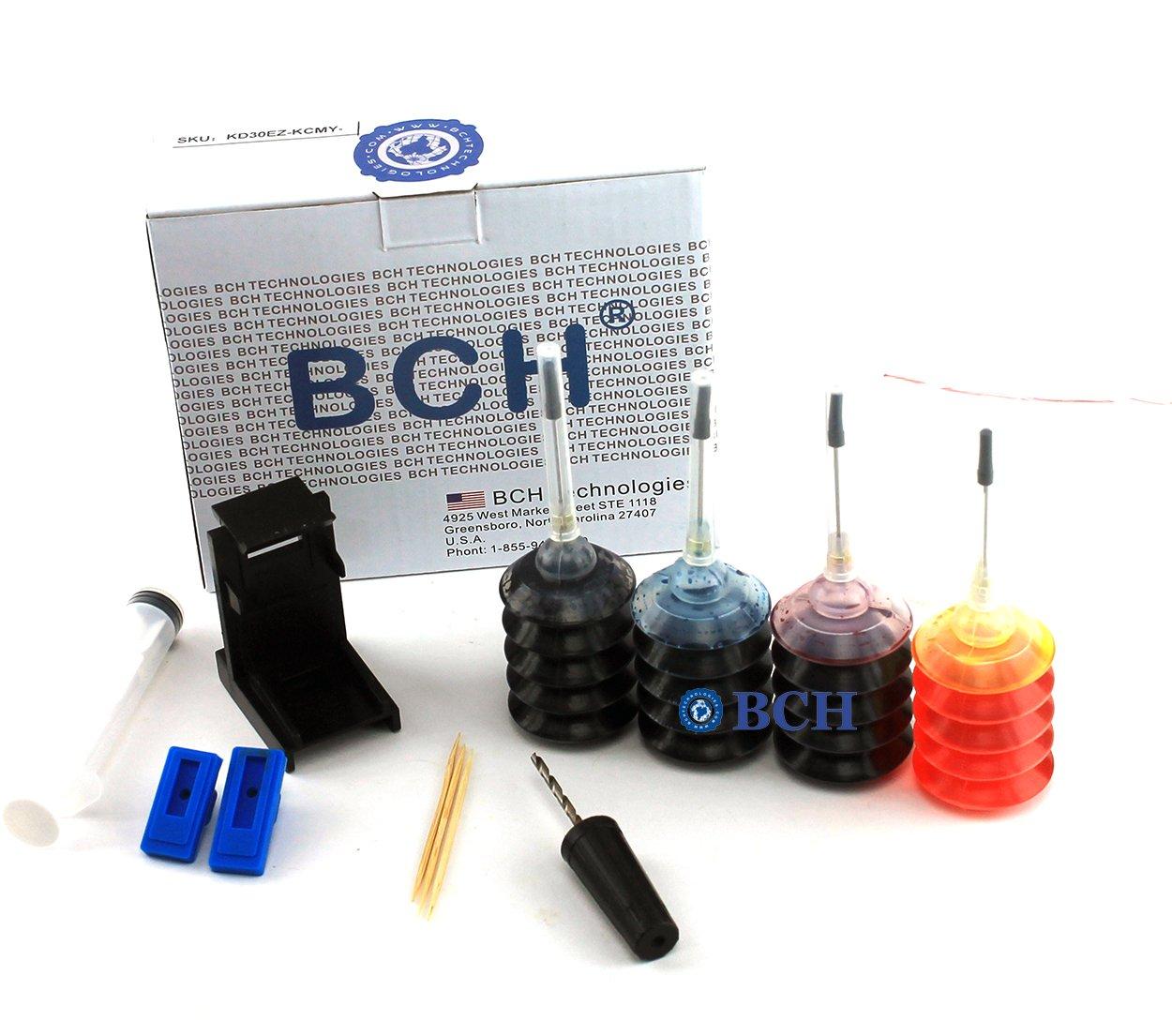 BCH Ink Refill Kit – Compatible with Select HP Ink Cartridges (67, 63, 65, 61, 64, 62, 910XL) – High-Yield Ink for Inkjet Printers – Vibrant Colors & Deep Black – Cost-Saving Printing Solution - Image 2