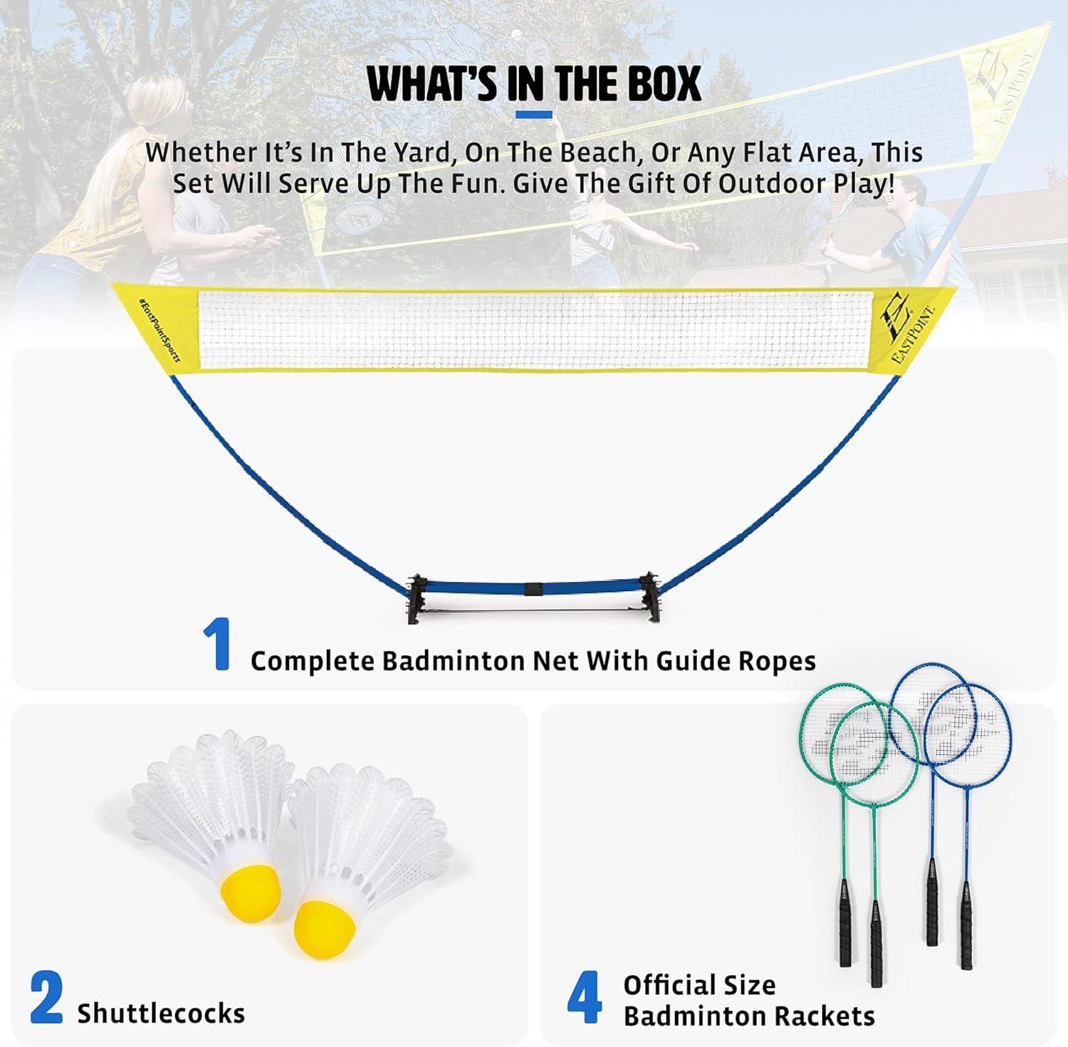 EastPoint Sports Easy Setup Badminton Set - Image 6