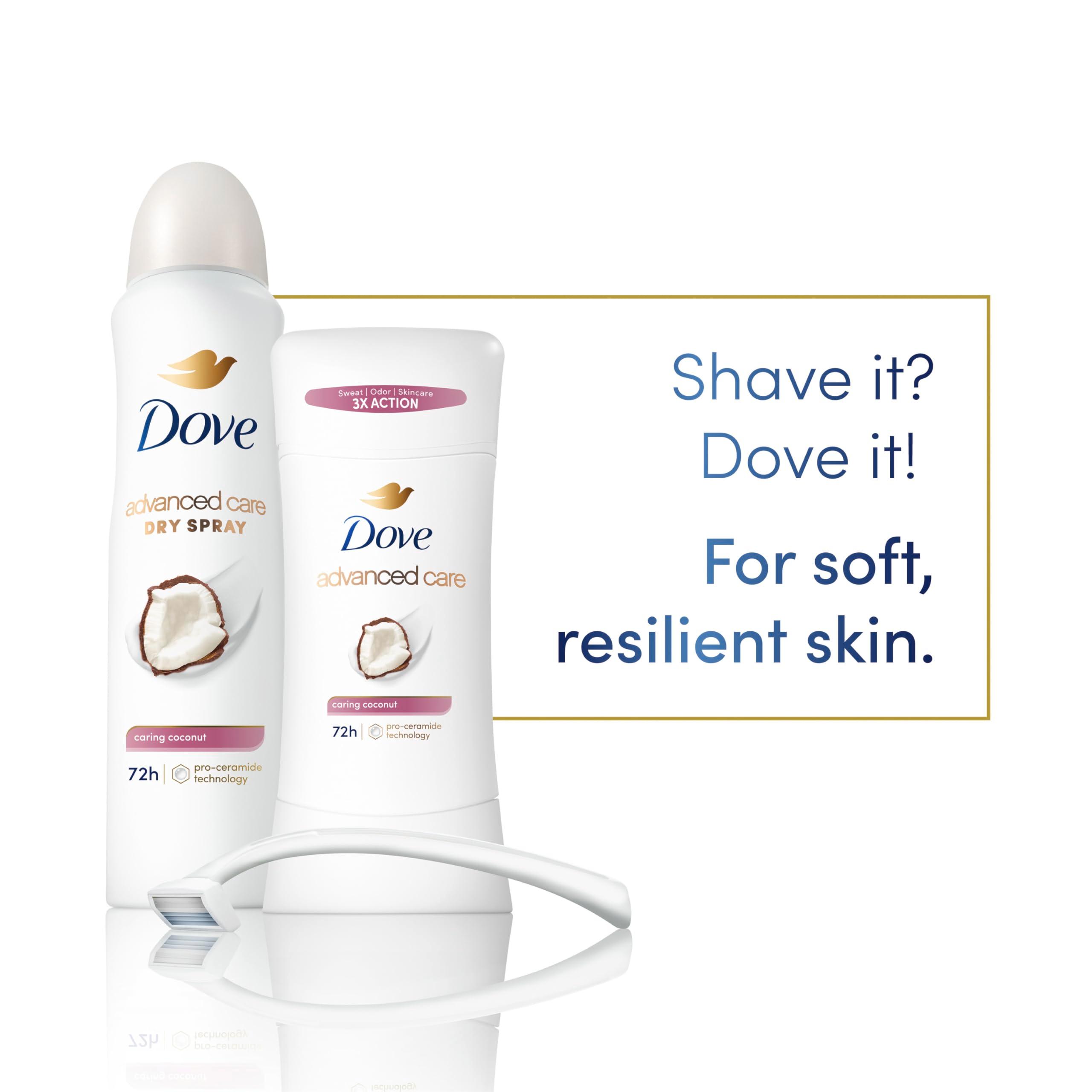 Dove Advanced Care Antiperspirant Caring Coconut, 2 Count Deodorant Stick for Women, for 48 Hour Protection And Soft And Comfortable Underarms, 2.6 oz - Image 6