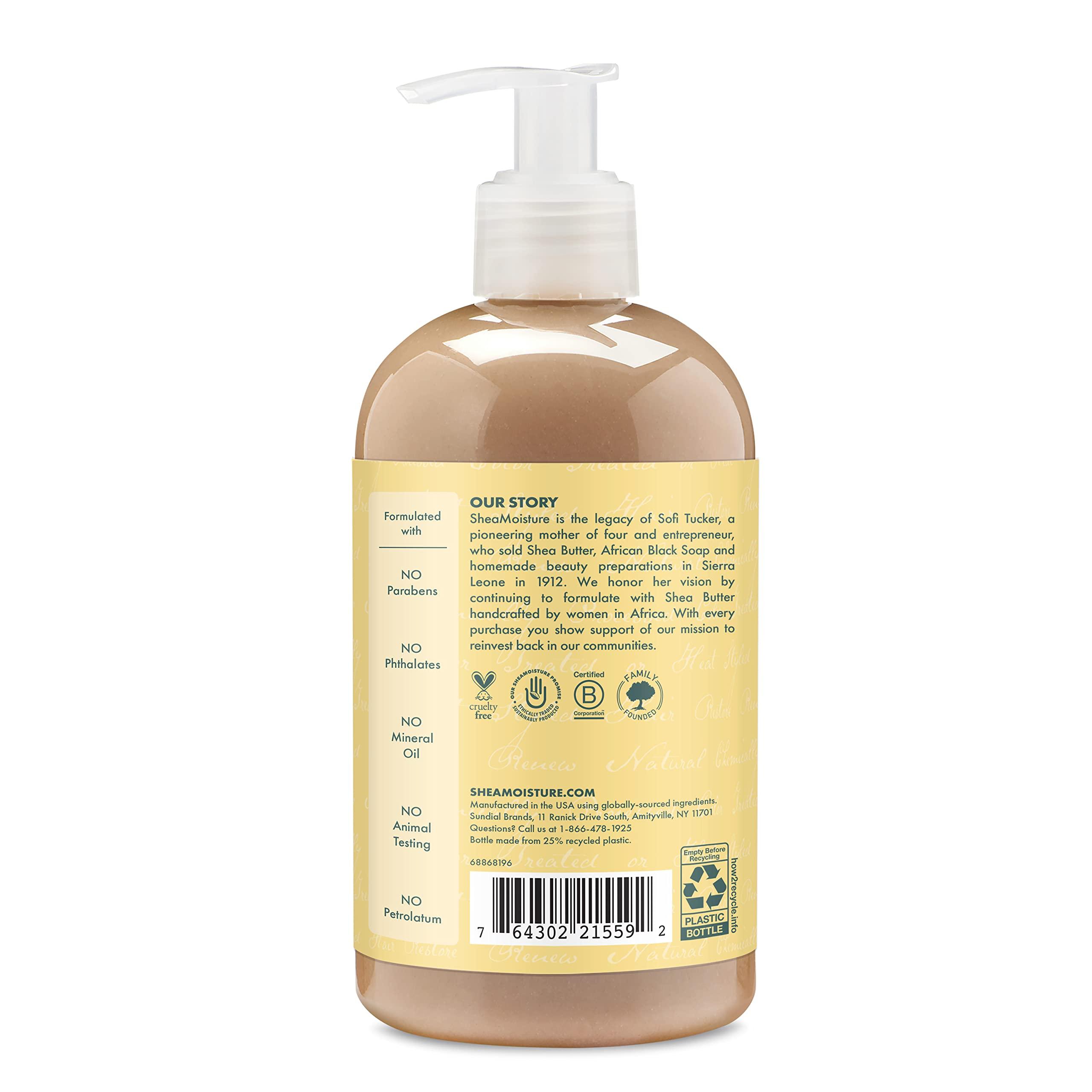 SheaMoisture Conditioner 100% Pure Jamaican Black Castor Oil to Intensely Smooth and Nourish Hair with Shea Butter, Peppermint and Apple Cider Vinegar 13 oz - Image 2