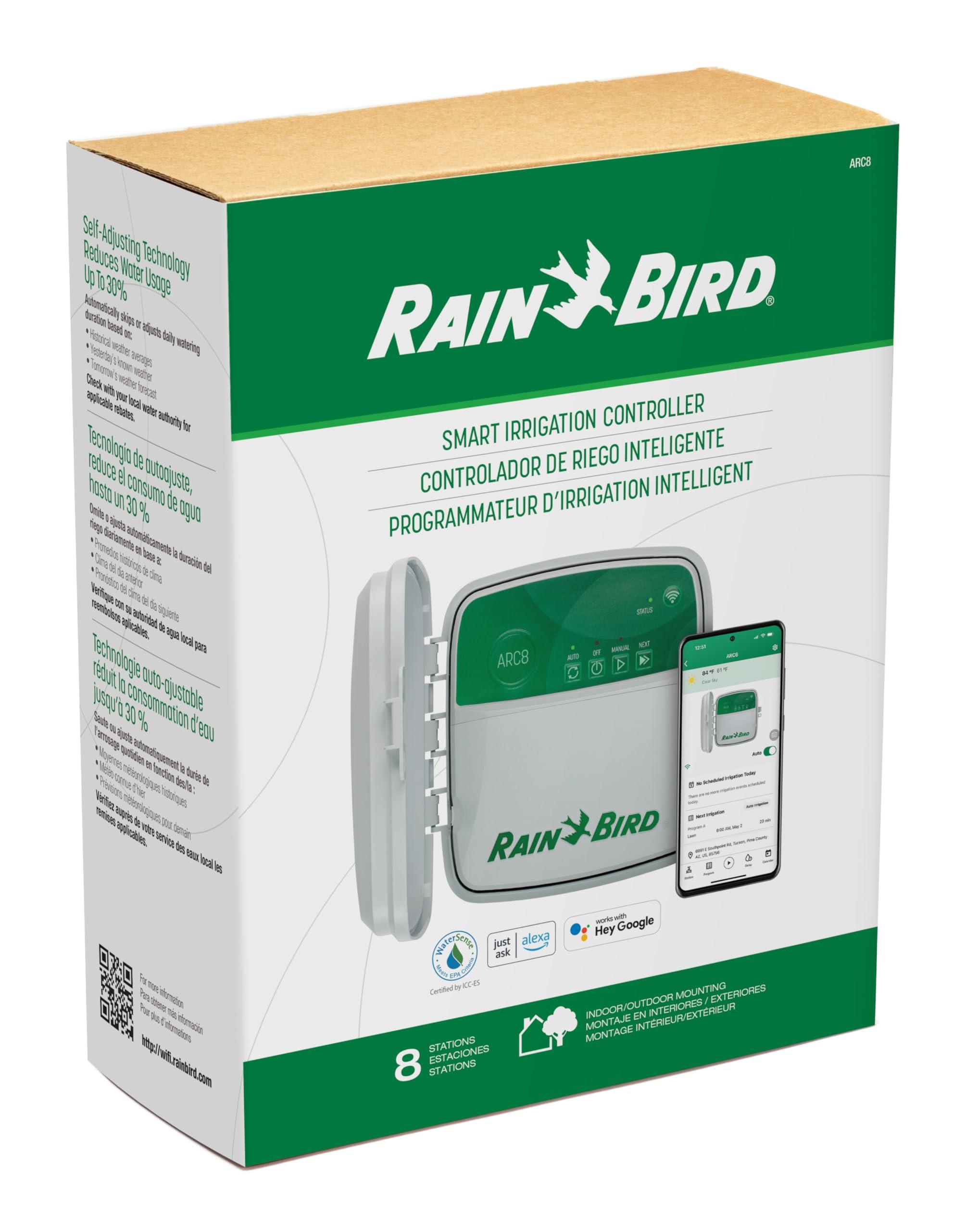 Rain Bird ARC8 App-Based Indoor/Outdoor Smart Irrigation WiFi Timer/Controller, 8-Zone/Station, EPA WaterSense Certified, Compatible with Alexa - Image 16