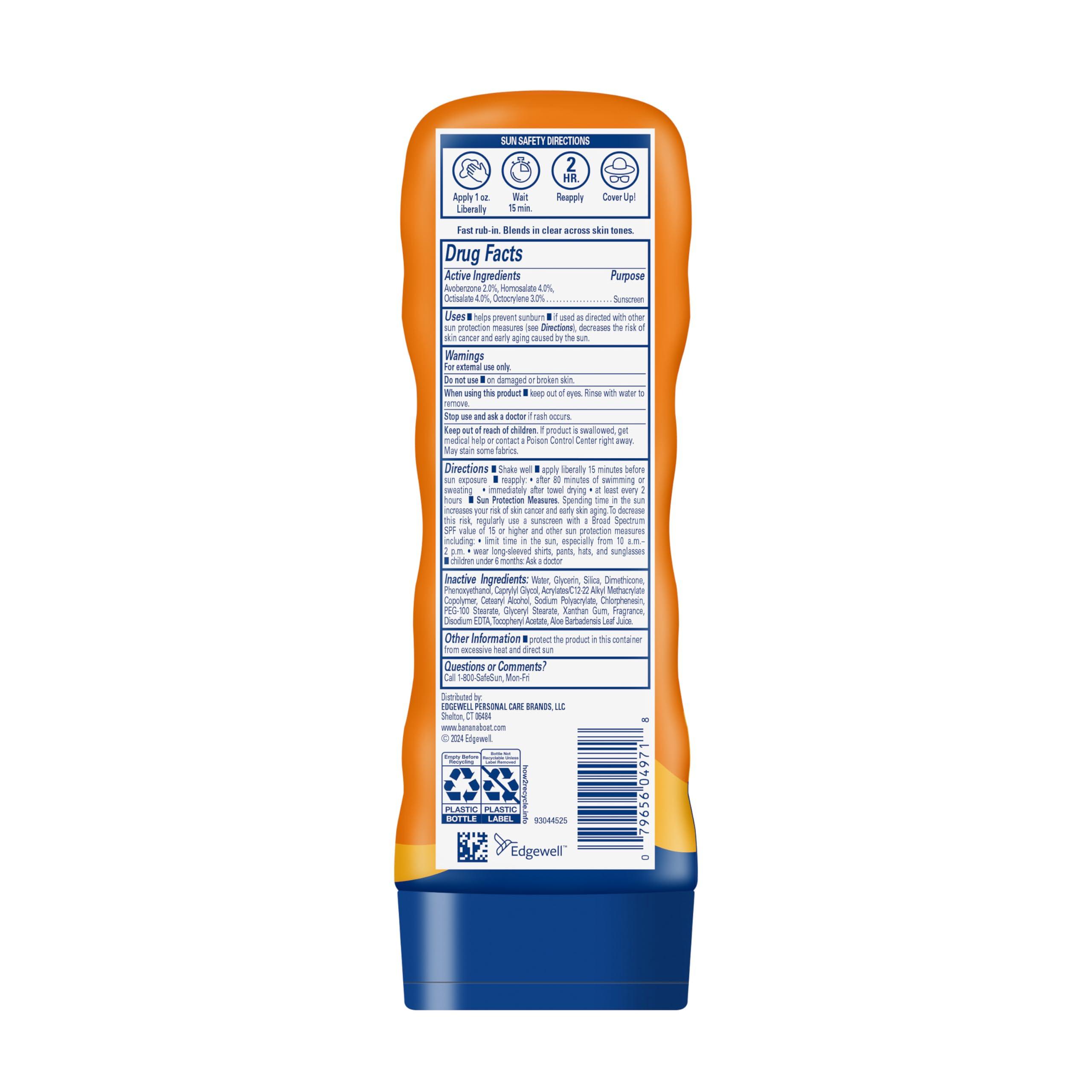 Banana Boat Sport Ultra SPF 30 Sunscreen Lotion, 8oz | Banana Boat Sunscreen SPF 30 Lotion, Oxybenzone Free, Sunblock, Water Resistant, 8oz - Image 3