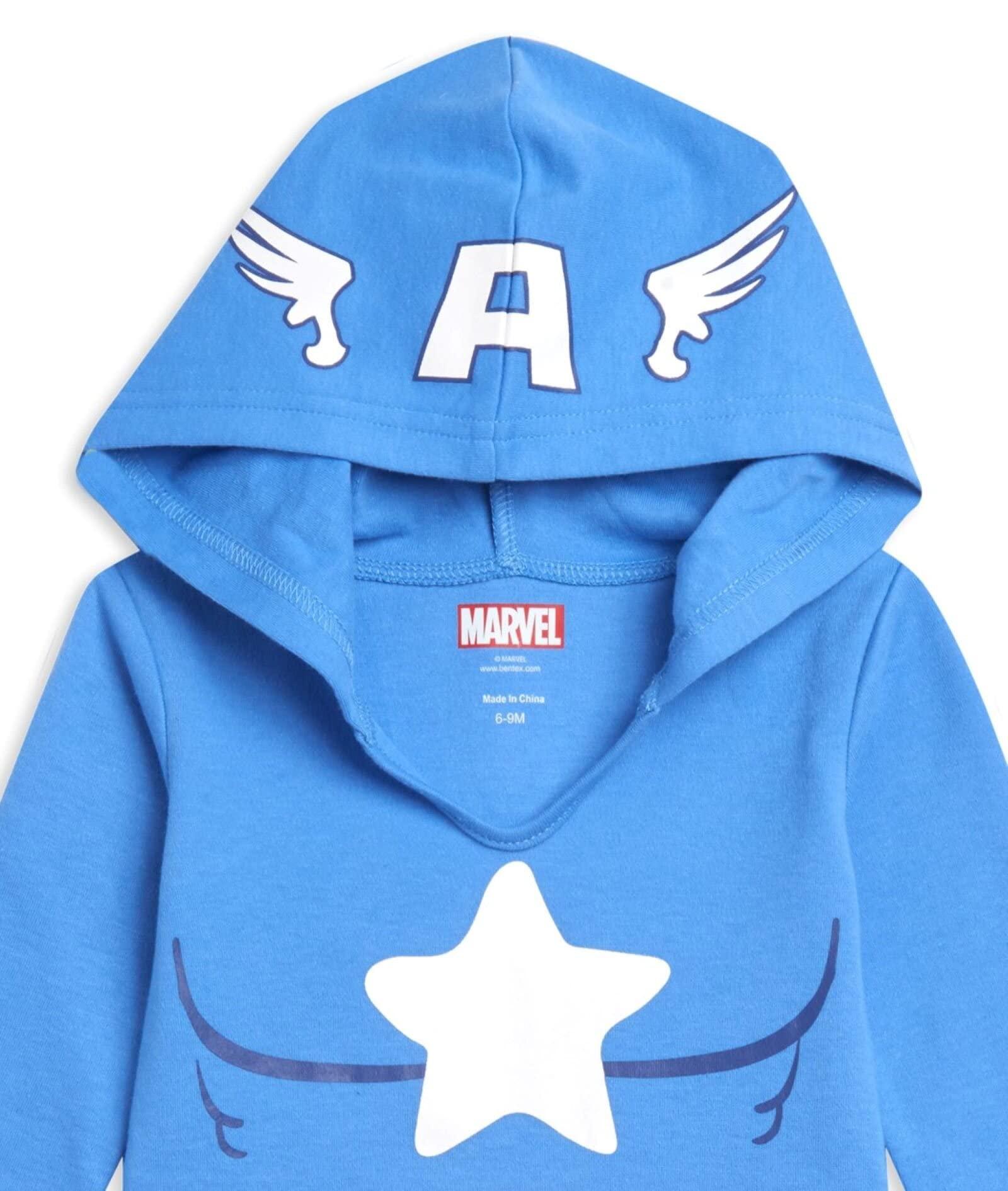 Marvel Avengers Hulk Captain America Spider-Man Baby 3 Pack Cosplay Bodysuits Newborn to Infant - Image 6