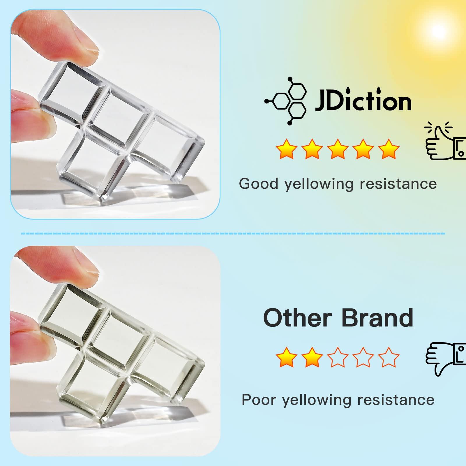JDiction 400g UV Resin, New Formula Crystal Clear UV Resin Solar Cure Sunlight Activated Hard UV Resin Kit for Jewelry Making, Casting and Coating DIY Crafts - Image 7