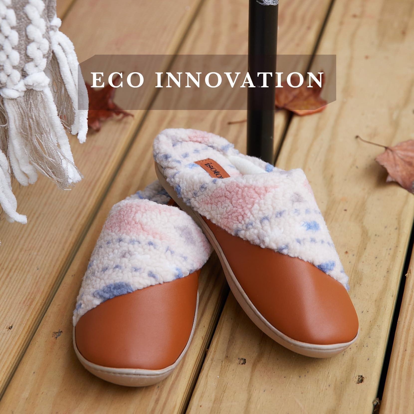 Isotoner Women's Clog Slipper: Indoor/Outdoor, Non-Slip, Memory Foam, Vegan Leather, Machine Washable - Image 3