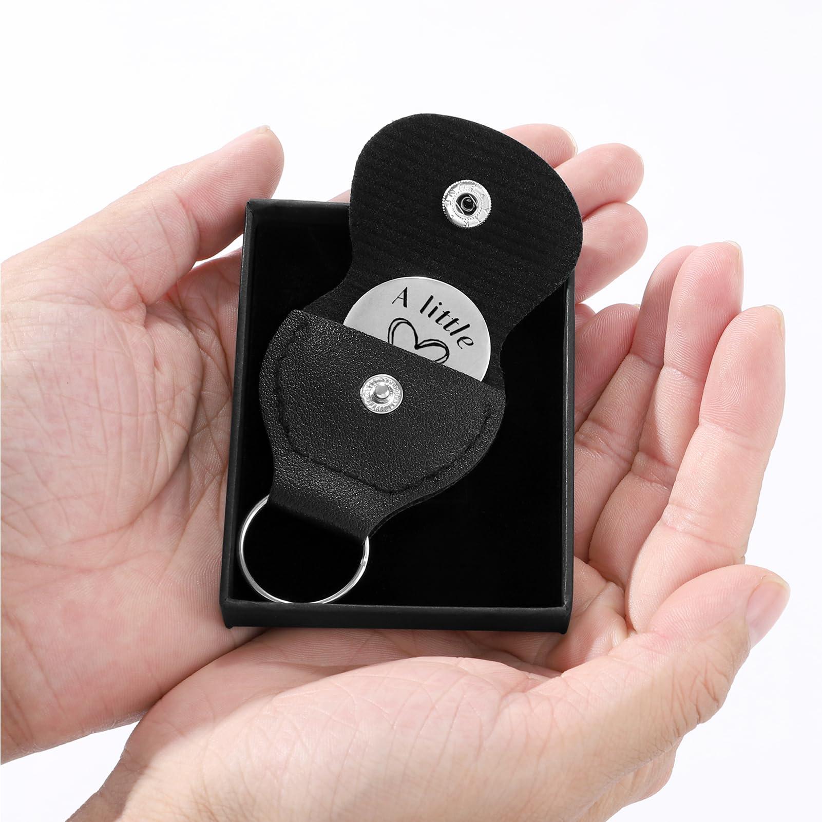 Pocket Hug Token Keychain for Men Him, Funny Boyfriend Gifts From Girlfriend, Long-distance Couple Gifts for Husband From Wife Christmas Birthday Valentine - Image 5