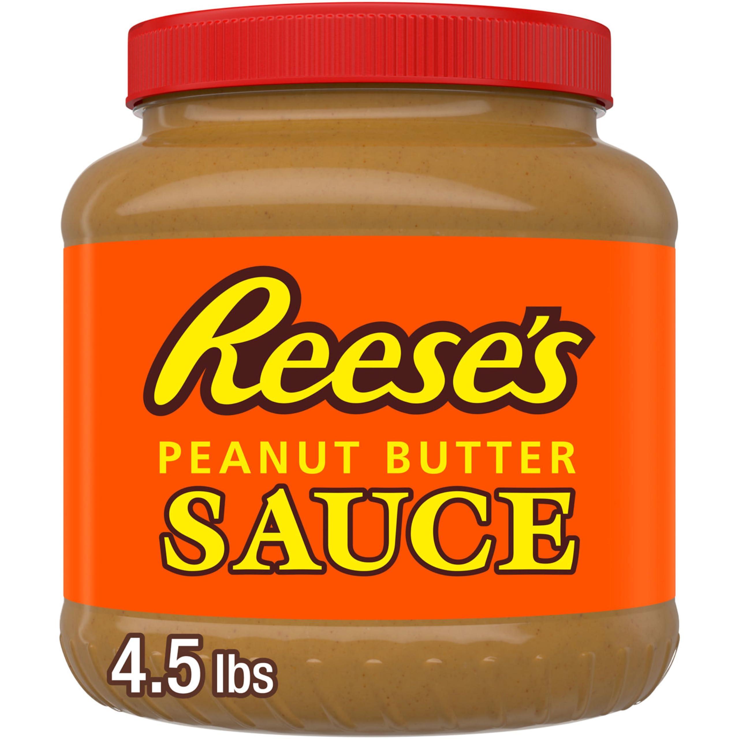 REESE'S Peanut Butter Sauce Bulk Jar, 4.5 lb