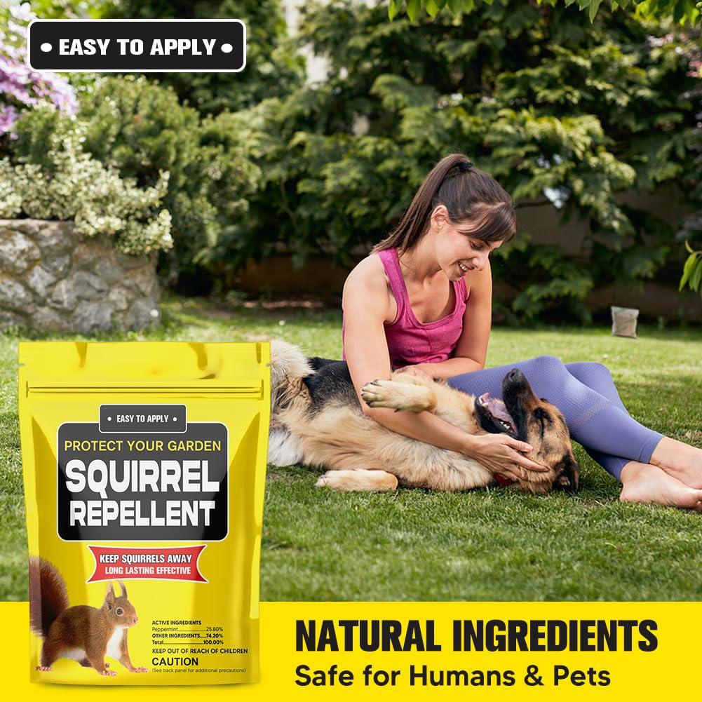NCOPDFF Squirrel Repellent Outdoor Pouches, Natural Squirrel Deterrent Outdoor, Ground Squirrel Repellent for Attic, Chipmunk Deterrent, Long-Lasting Squirrel Away for Plants & Cars-8P - Image 6