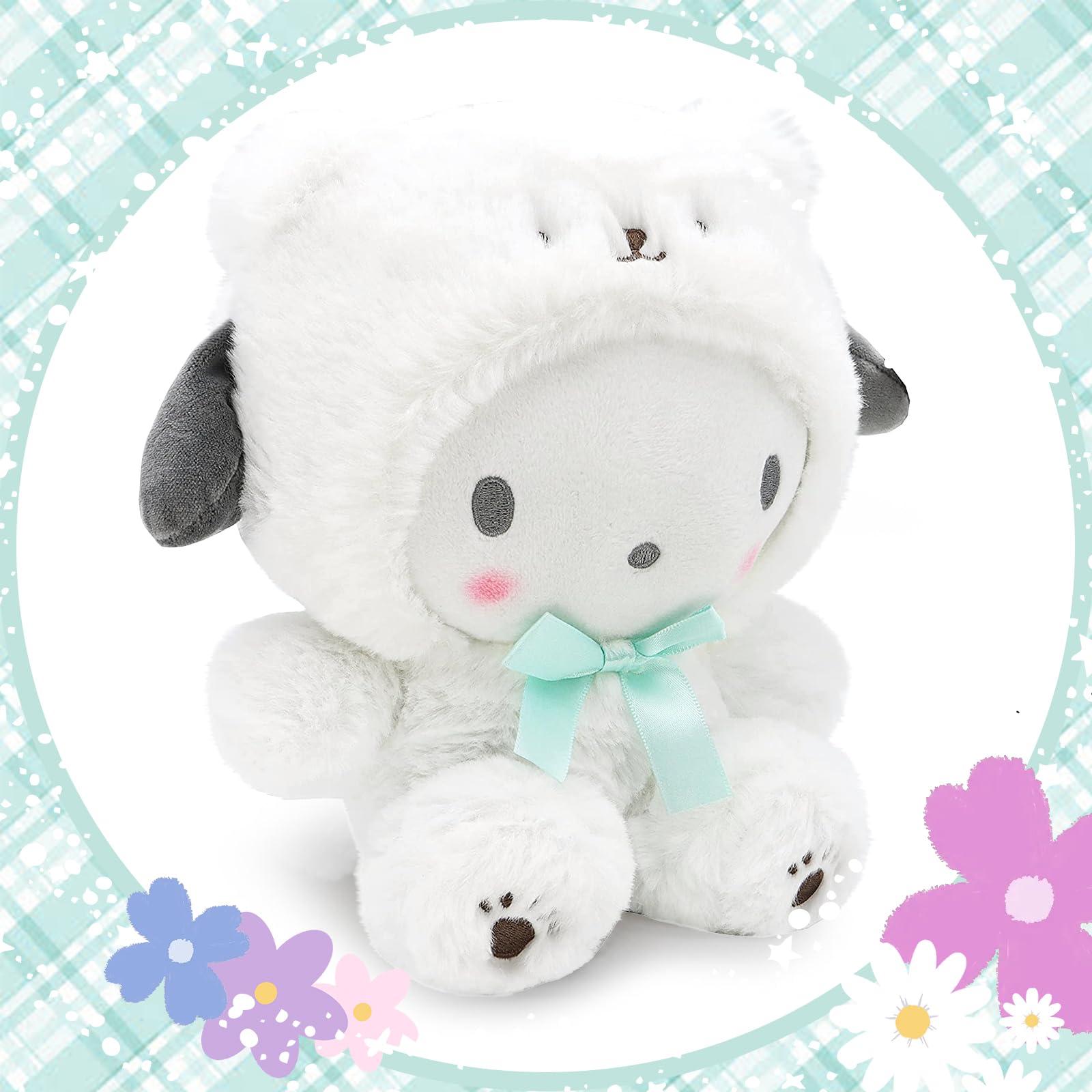 Maikerry 8" Kawaii Anime Plush Doll, Cartoon Stuffed Animal Figure Plushies Pillow Toy,Soft Lovely Plushies Gift for Girls Teens Fans Birthday Decoration, Green - Image 2