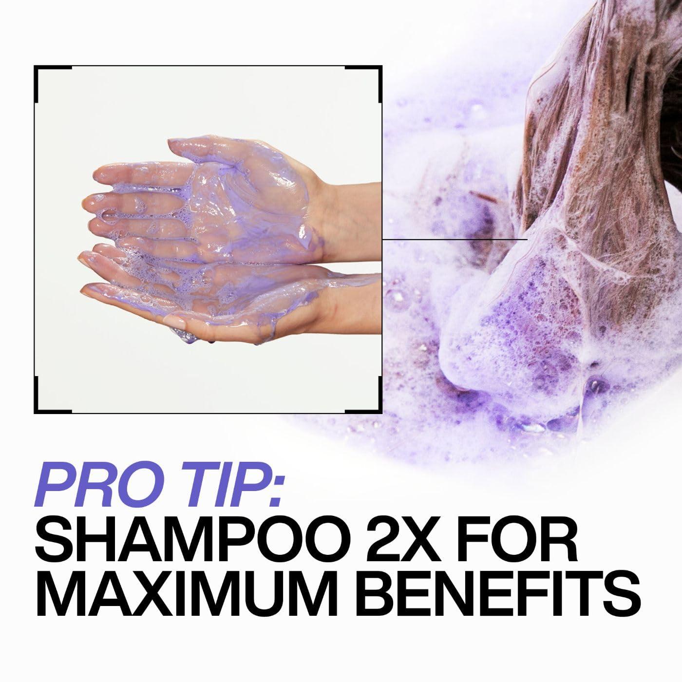 Redken Blondage Purple Shampoo and Conditioner Set For Blonde & Highlighted Hair - Neutralizes Brass & Moisturizes Hair With Pure Violet Pigments, Color Depositing, 10.1 Fl Oz (Pack of 2) - Image 10
