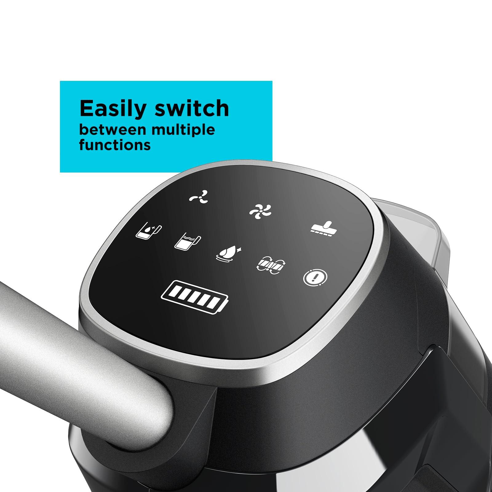 BLACK+DECKER Cordless Wet Dry Vacuum Cleaner and Mop, Vacuum & Wash Duo with Self-Cleaning, Edge Cleaning and Digital Display, Space-Saving Design, One-Step All in One for Hard Floors & Area Rugs - Image 3