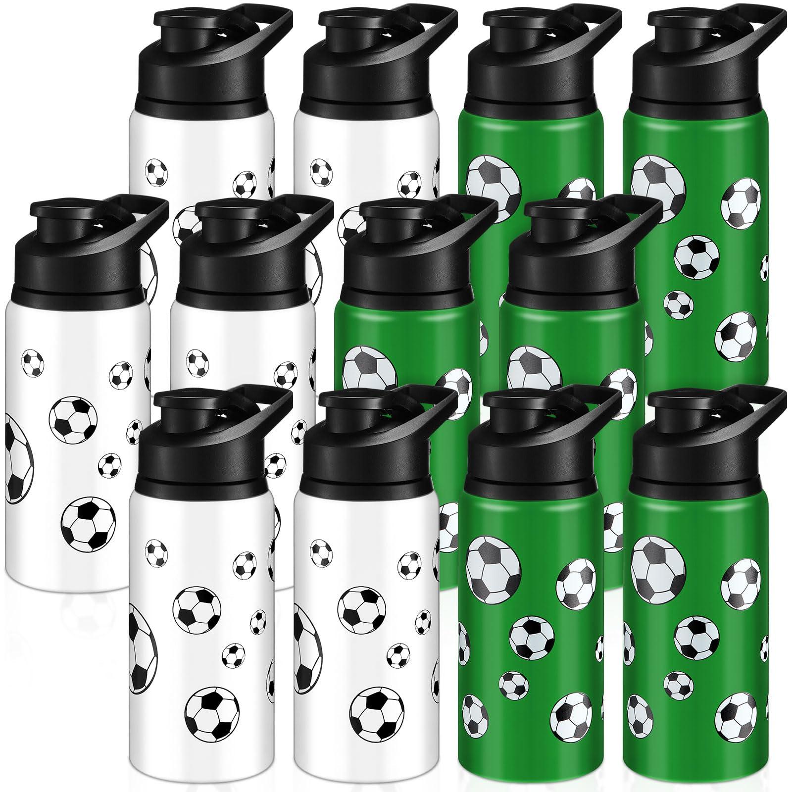 Skybooly Aluminum Sports Water Bottle Bulk with Snap Lids, 17 oz Leakproof Reusable Cups, Metal Sports Bottle for Travel Gym Hiking Cycling Camping Bike Cages