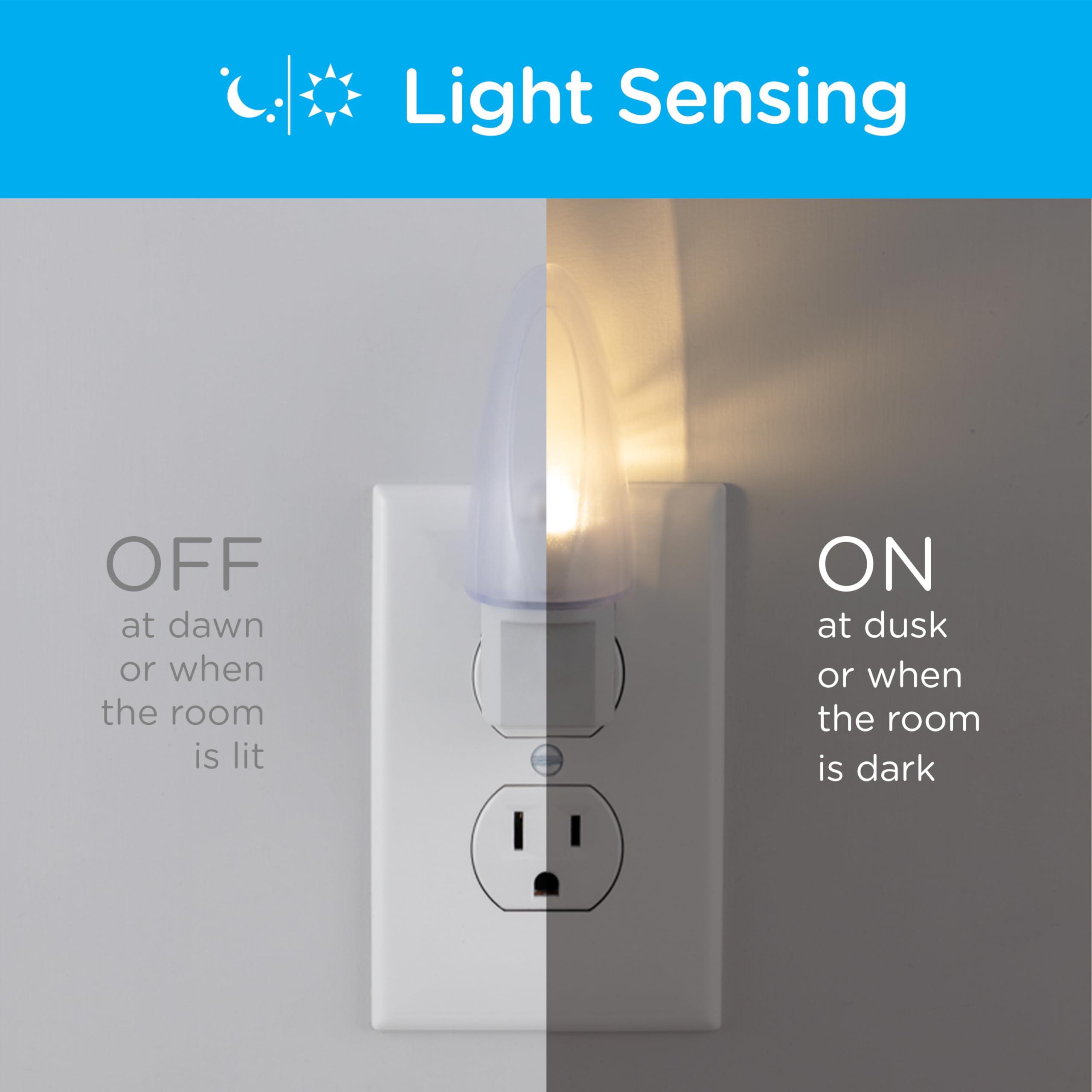 Lights by Night LED Night Light, Plug-in, Dusk to Dawn Sensor, Warm White, UL-Certified, Energy Efficient, Ideal Nightlight for Bedroom, Bathroom, Nursery, Hallway, Kitchen, 11375 - Image 3