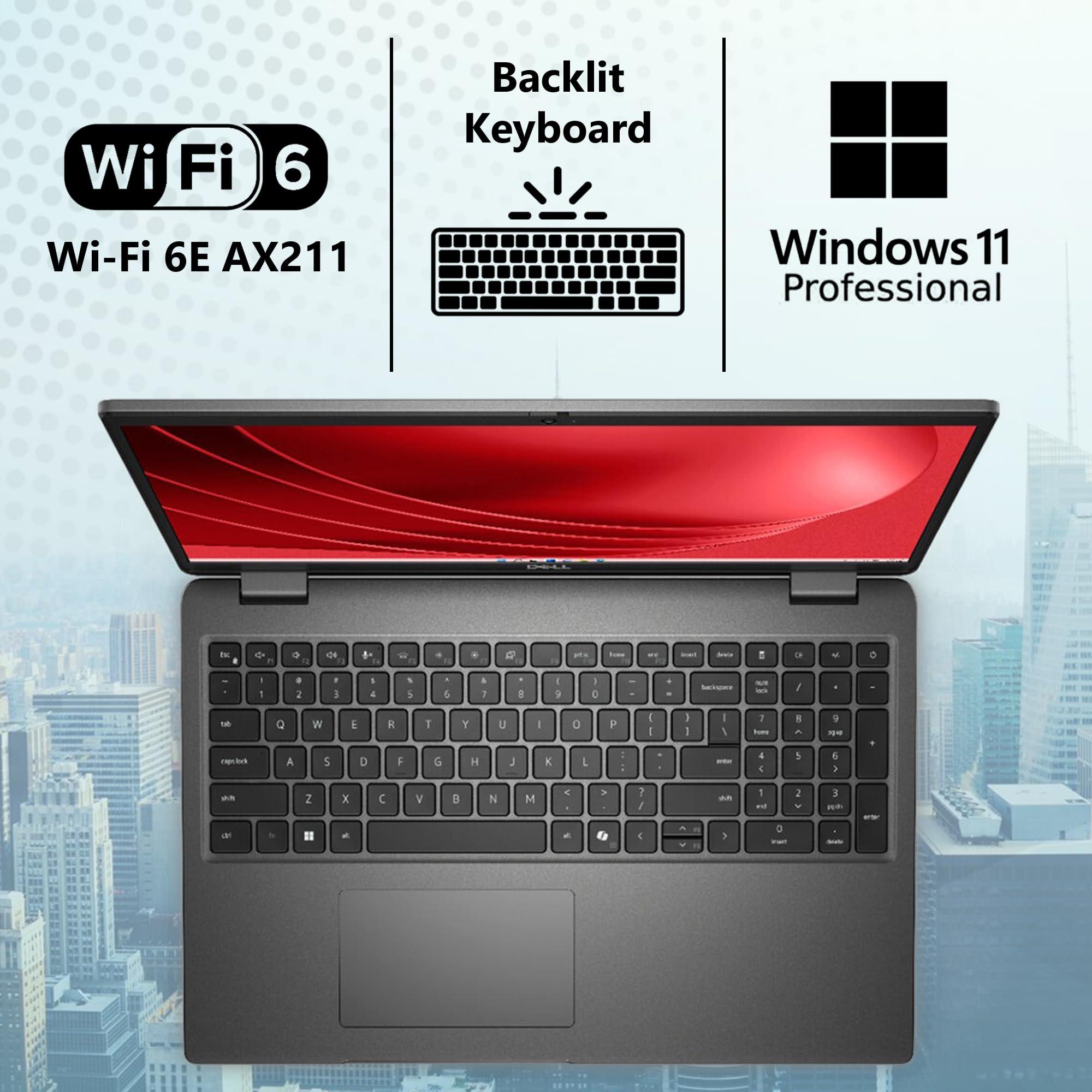 Oemgenuine 2024 Dell Latitude 3550 Notebook 15.6” FHD, Intel 10 Core i5-1335U (Beats i7-1270P), 16GB DDR5 RAM, 512GB NVMe, WiFi 6E, BT, Backlit Keyboard, HD Webcam, RJ-45, Win 11 Pro, Business Laptop - Image 3