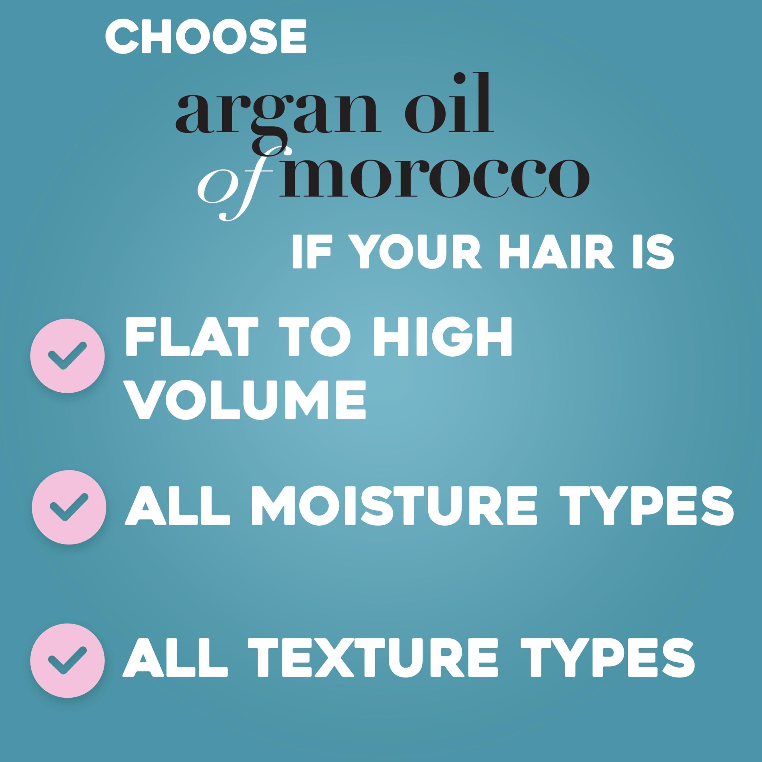 OGX Renewing + Argan Oil of Morocco Shampoo, Damage Repair Shampoo & Argan Oil to Help Strengthen & Repair Dry, Damaged Hair, Paraben-Free, Sulfate-Free Surfactants, 25.4 fl. oz - Image 5