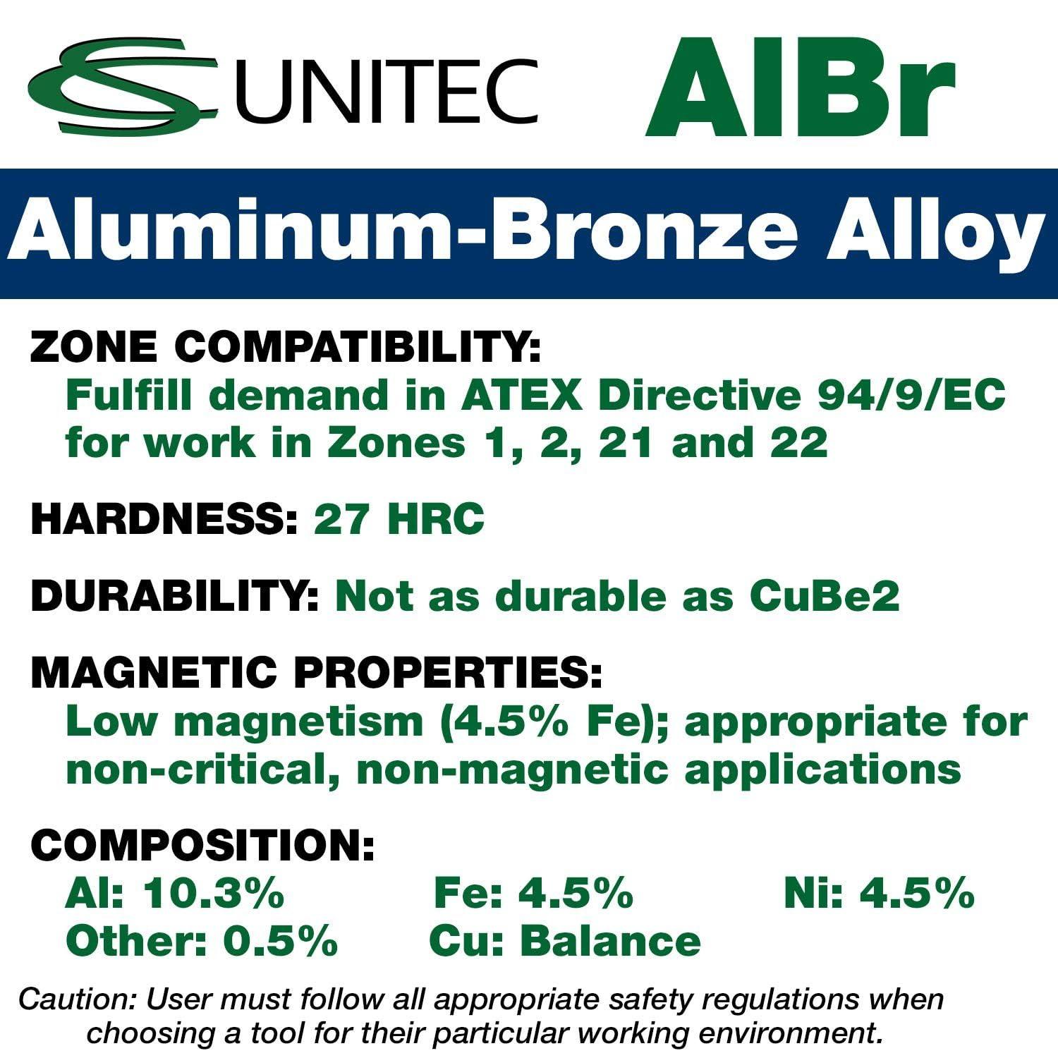 CS Unitec | Non-Sparking Aluminum Bronze Square Shovel | TUV Certified | Non-Magnetic | Nupla Handle | 230 X 270 mm | Corrosion Resistant | EX1005-270A - Image 4