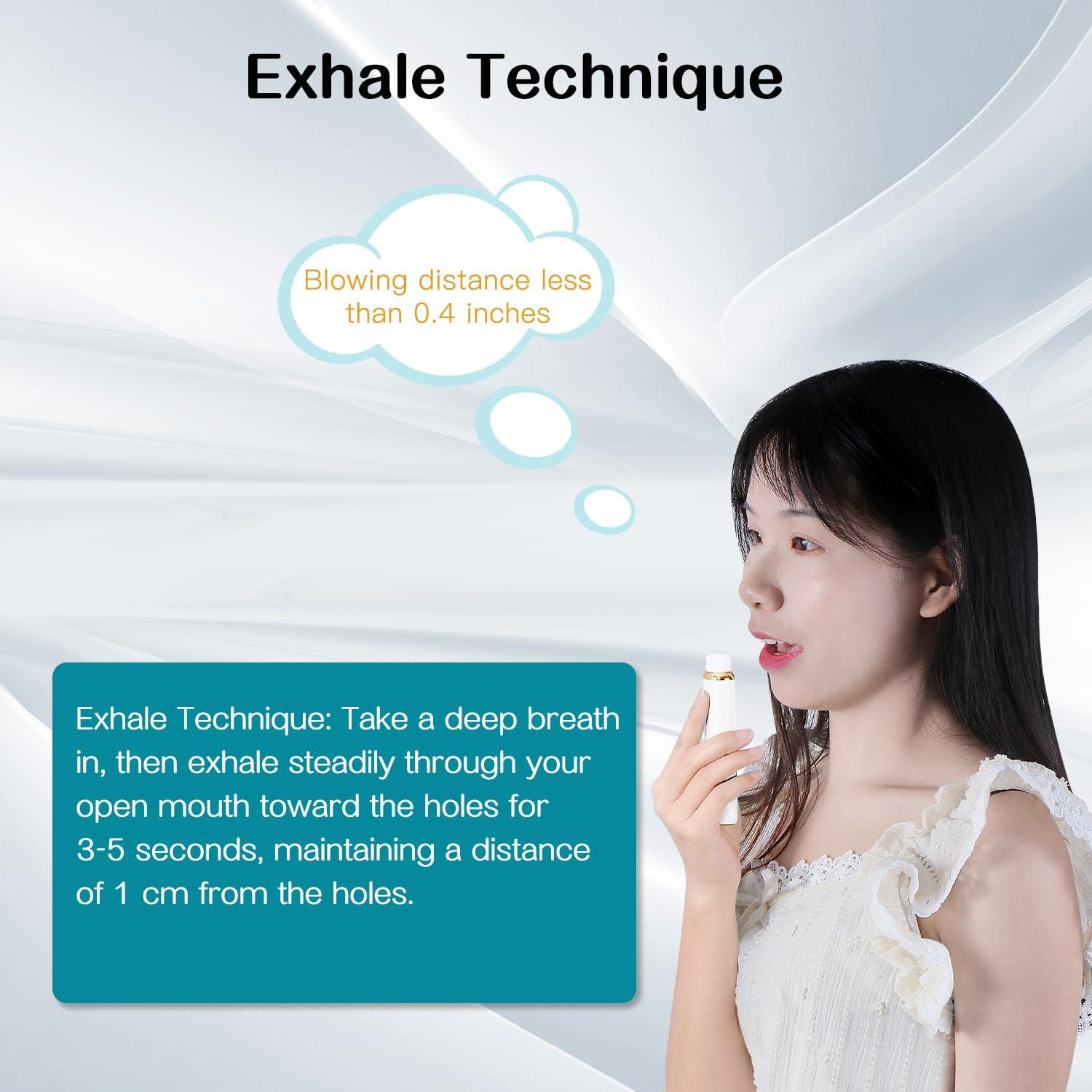 Smart Oral Odor Freshening Rate Detector, Portable Oral Breath Monitor with Real-Time Odor Checking, 32-bit CPU, Professional Bad Oral Odor Rate Checker for Personal Use - White - Image 4