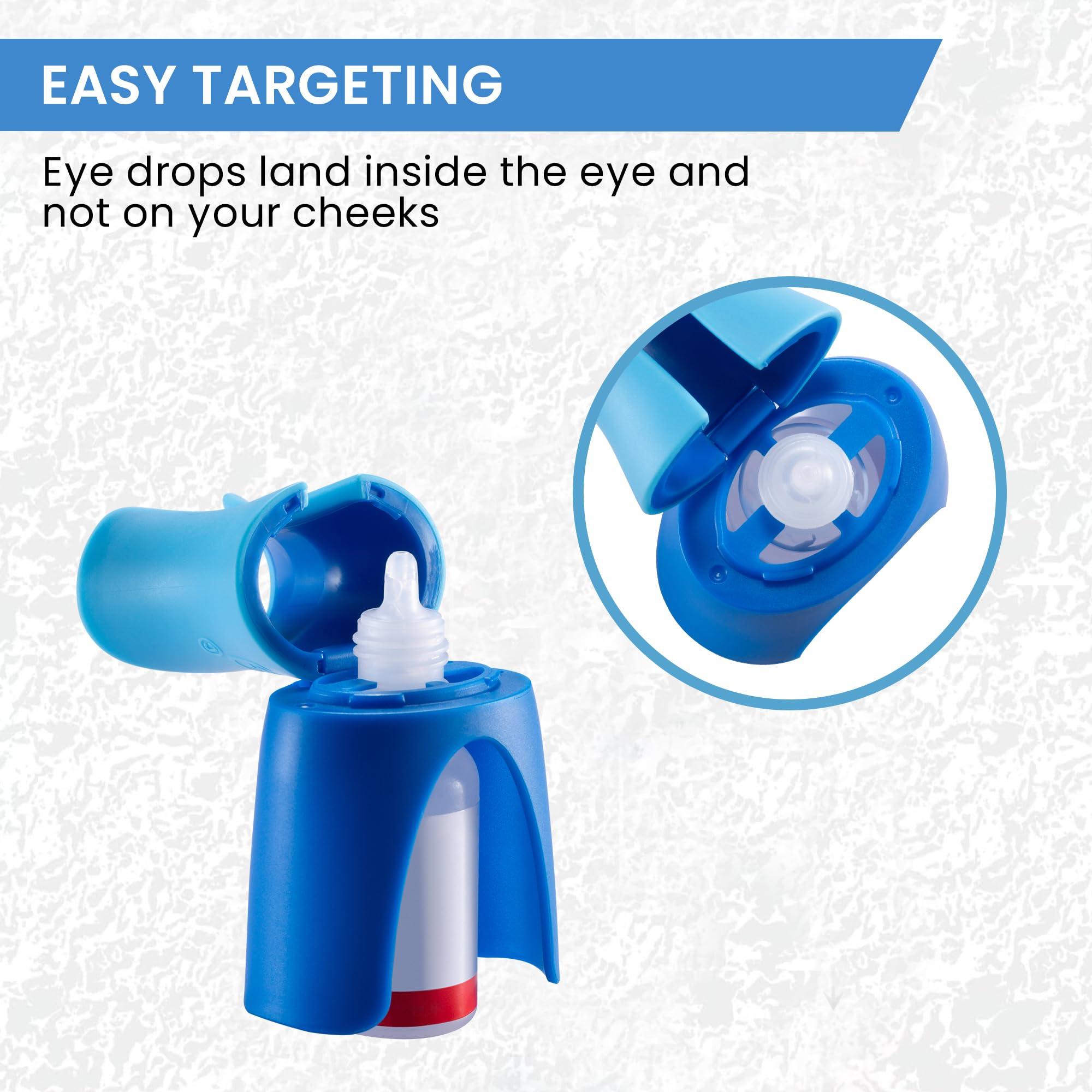 Eyedrop Bottle Dispenser with Silicone Adapter, Reusable Eye Dropper Applicator, Eye Drop Helper for Accurate Delivery ,Safe and Easy Eyecare for Seniors and Family, Fits Most Eye Drops Bottles - Image 6