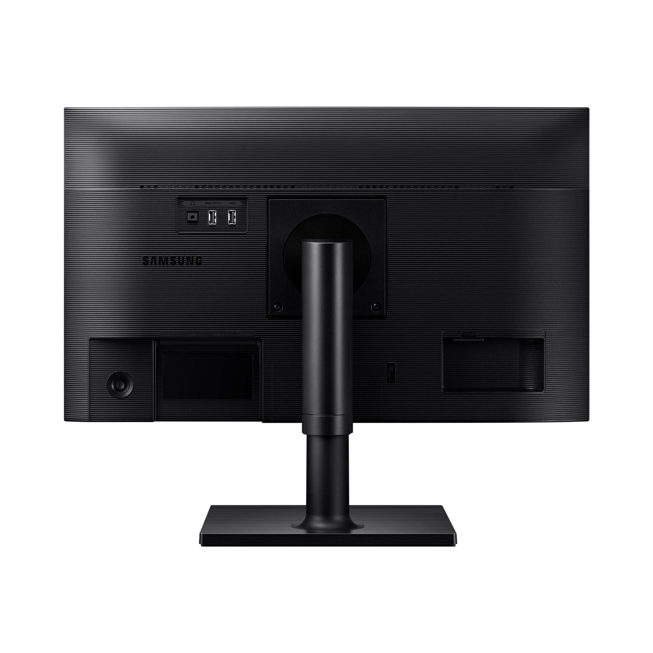 SAMSUNG FT45 Series 24-Inch FHD 1080p Computer Monitor, 75Hz, IPS Panel, HDMI, DisplayPort, USB Hub, Height Adjustable Stand, 3 Yr WRNTY (LF24T454FQNXGO),Black - Image 8