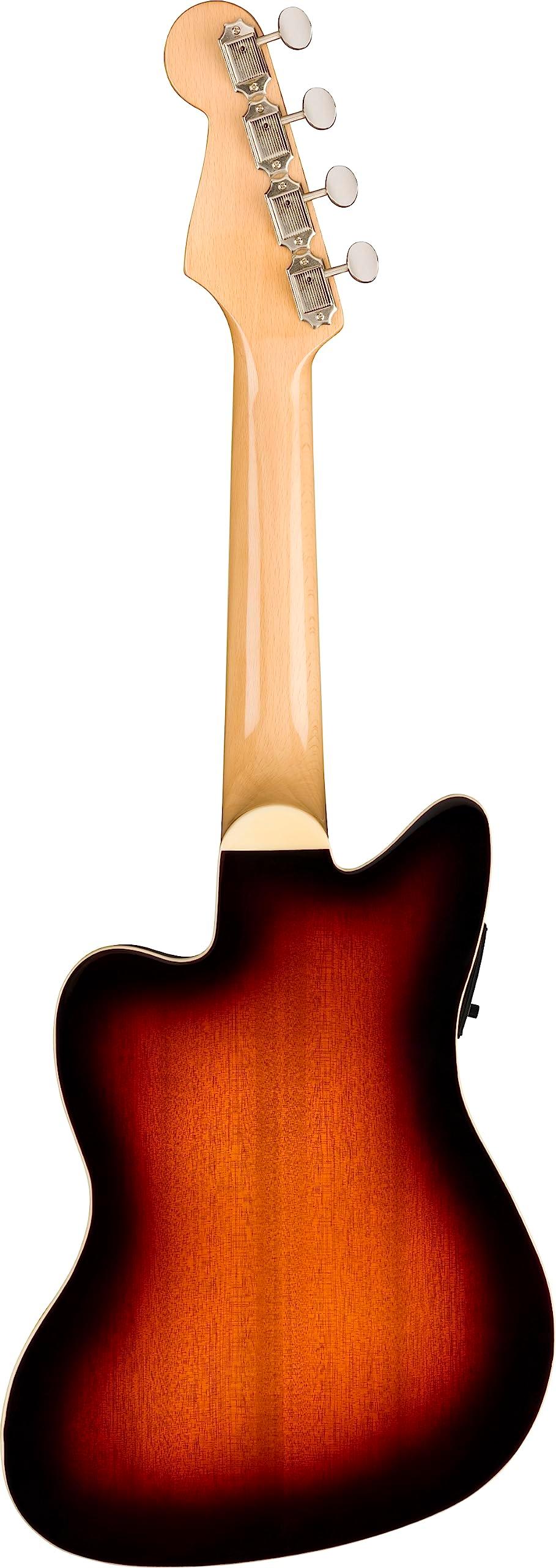 Fender, 4-String Ukulele, Right, 3-Color Sunburst (0970533500) - Image 2