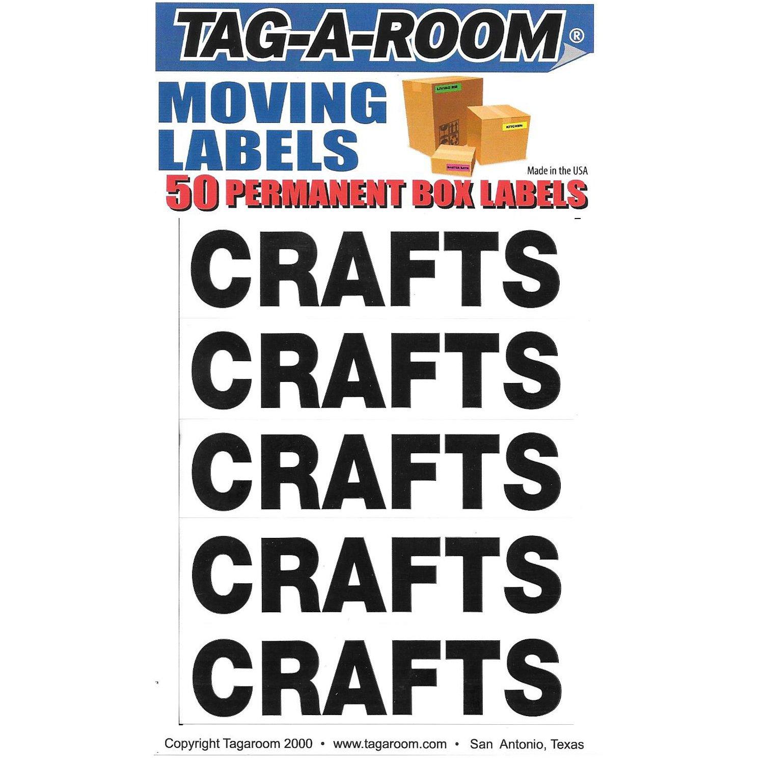Tag-A-Room Box Content Moving Label (Crafts) - Image 2
