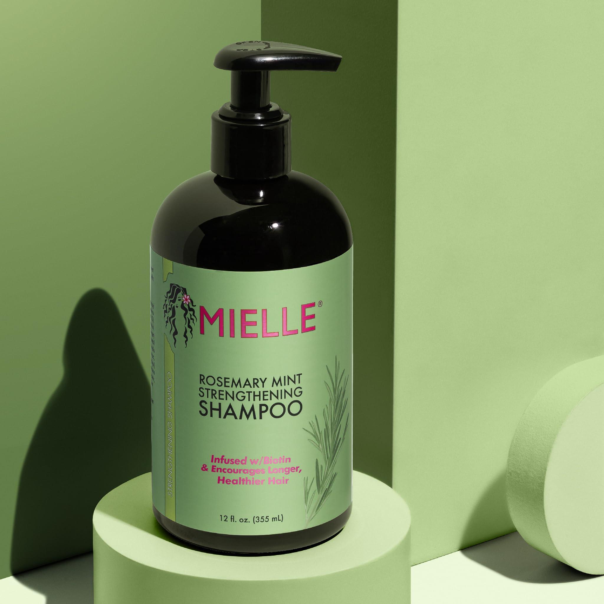 Mielle Organics Rosemary Mint Strengthening Shampoo Infused with Biotin, Cleanses and Helps Strengthen Weak and Brittle Hair (12 Fl Oz) - Image 5