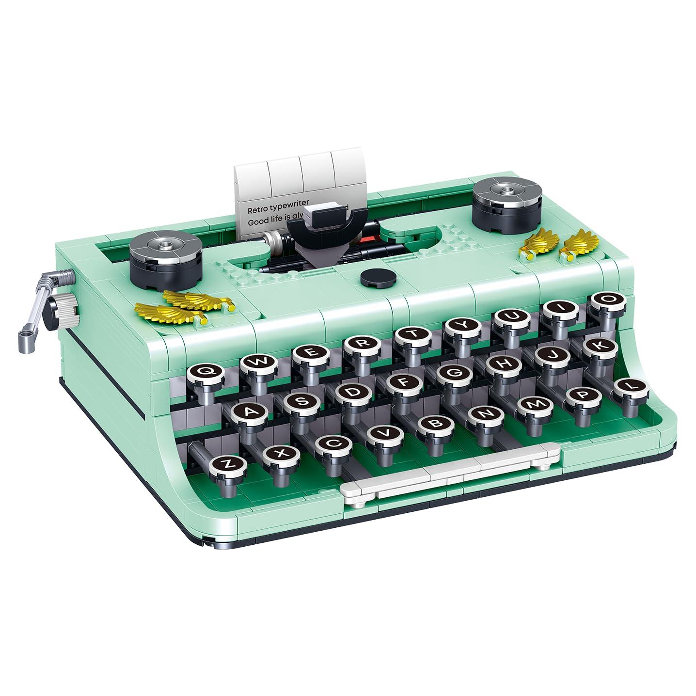 ELAICREE Ideas Retro Typewriter Building Set for Adults, 820PCS Classic Retro Series Typewriters Toys Model Best Nostalgic Gift - Image 2